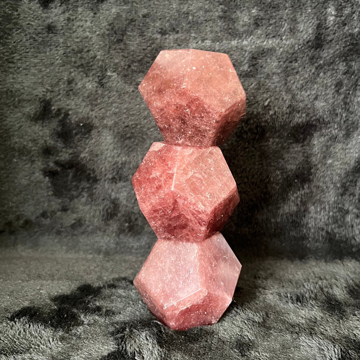 Strawberry Quartz Dodecahedron (Approx. 45mm-55mm) 1465