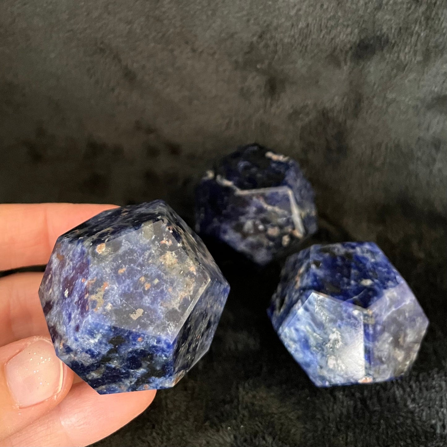 Sodalite Dodecahedron (Approx. 45mm-55mm) 1468