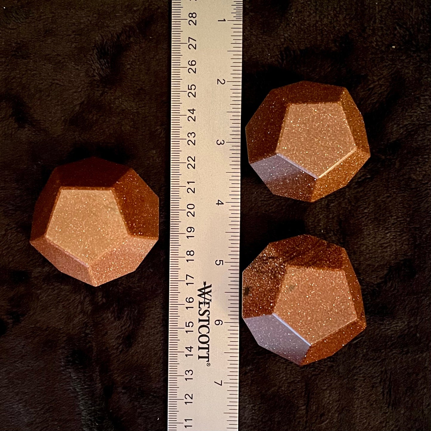 Goldstone Dodecahedron (Approx. 45mm-55mm) 1486