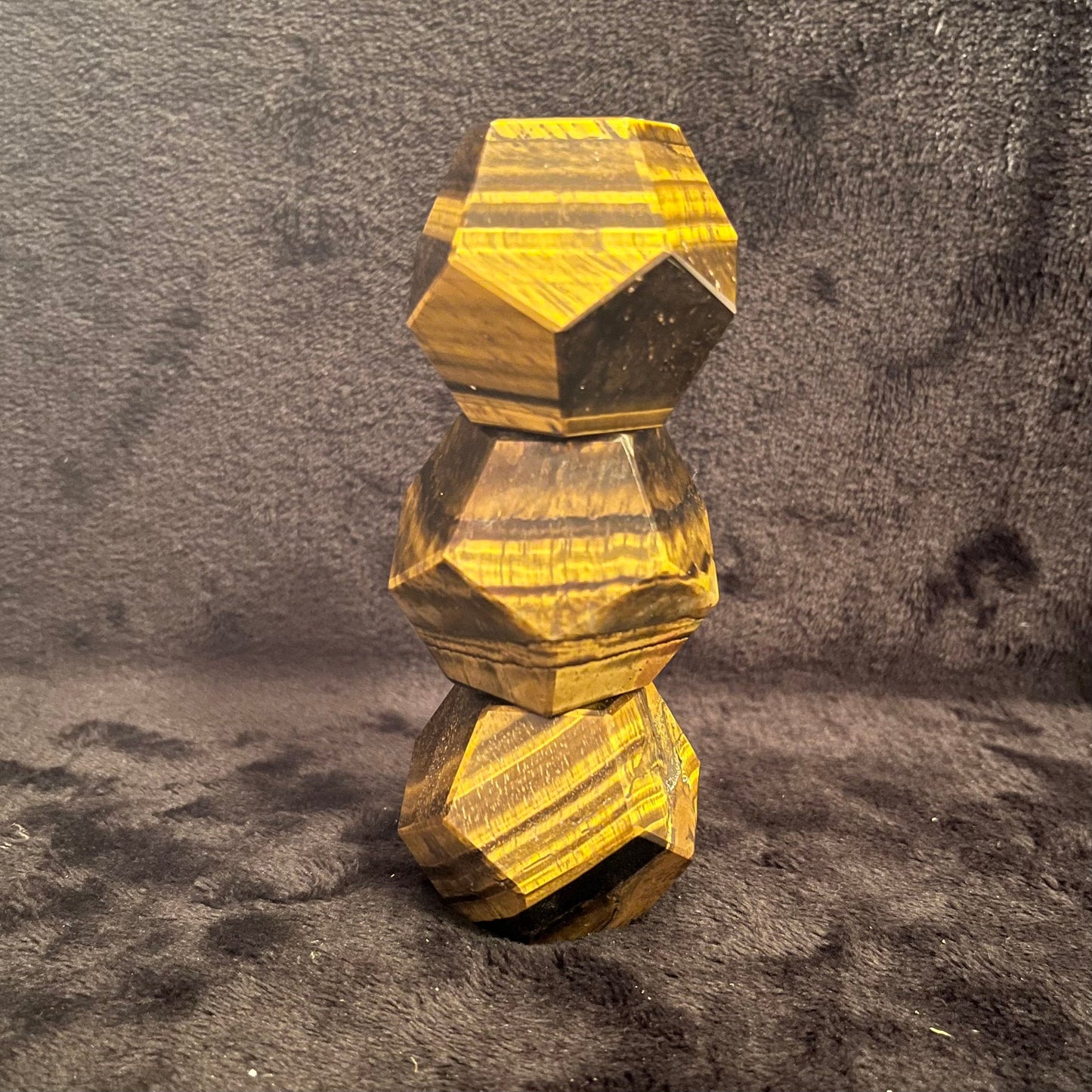 Tiger Eye Dodecahedron (Approx. 45mm-55mm) 1484