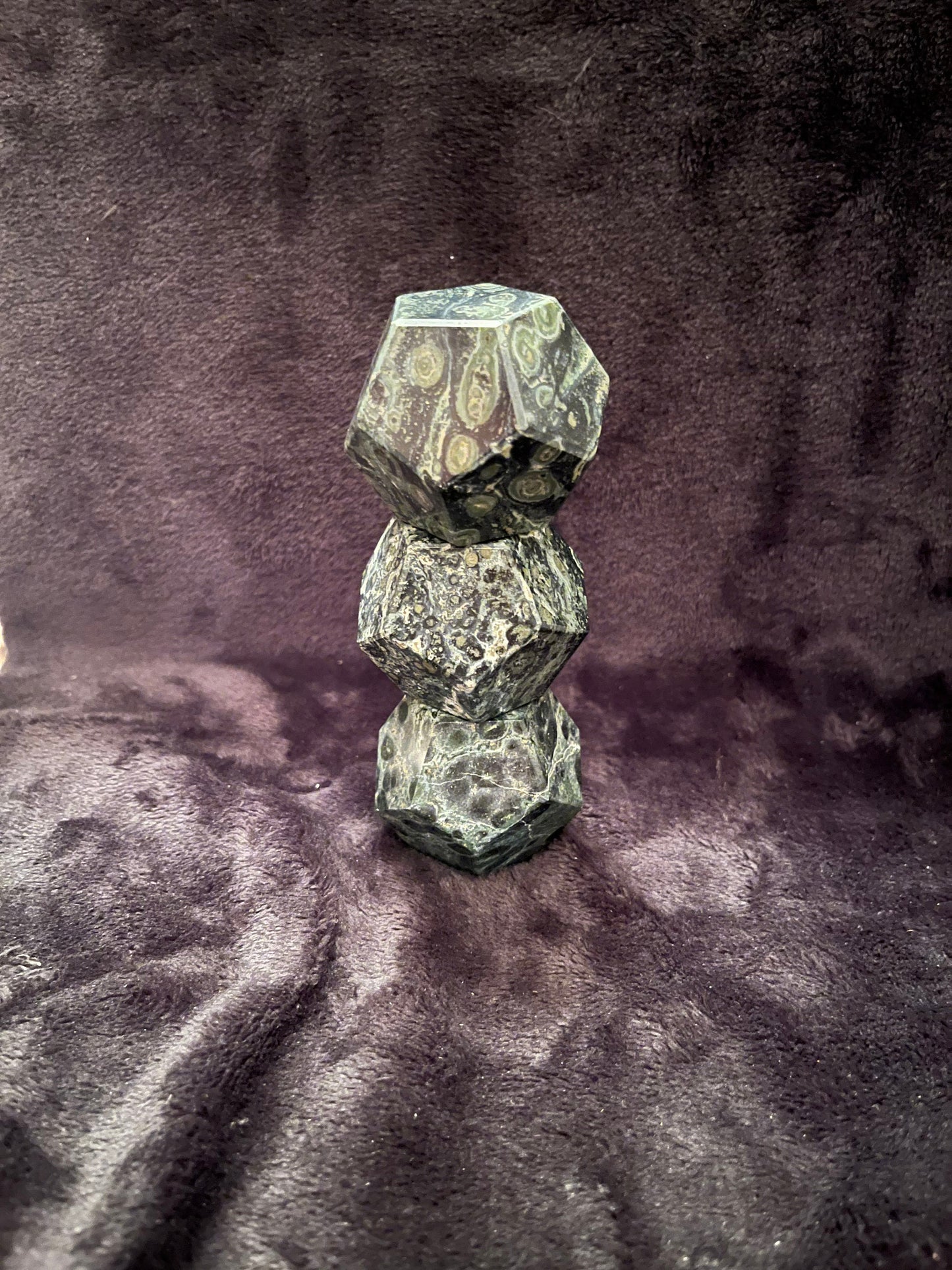 Kambaba Jasper Dodecahedron (Approx. 45mm-55mm) 1485