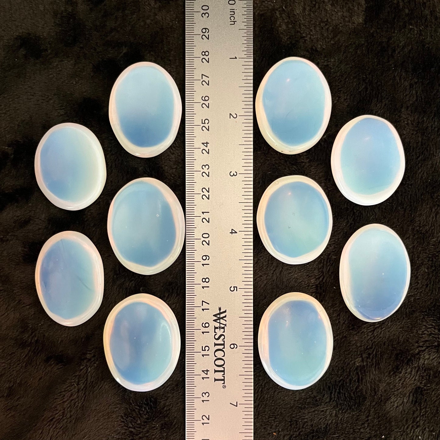 Opalite Worry Stone, Small, Handmade 1390