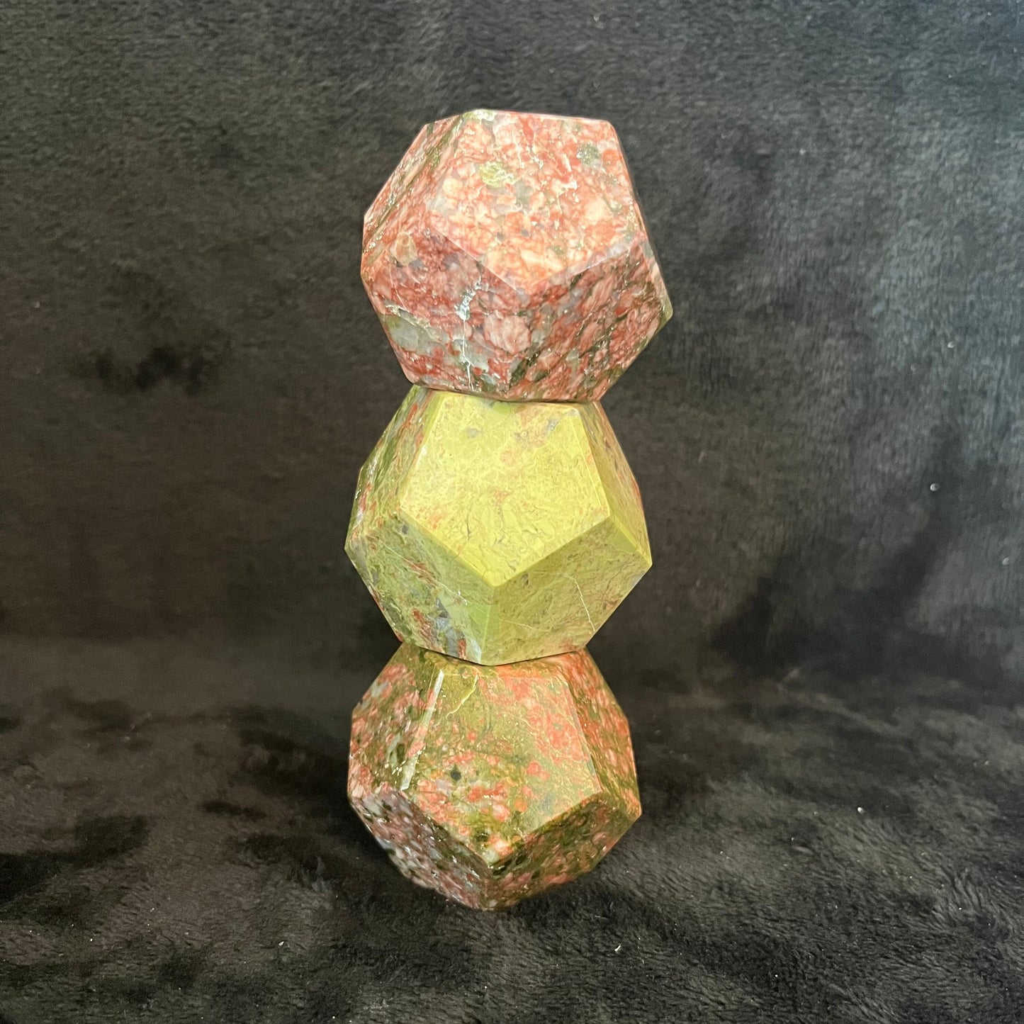 Unakite Jasper Dodecahedron (Approx. 45-55mm) 1510