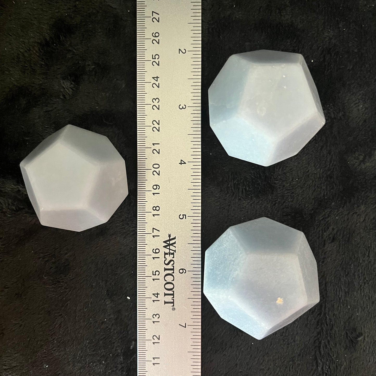 Angelite Dodecahedron (Approx. 45-55mm) 1509