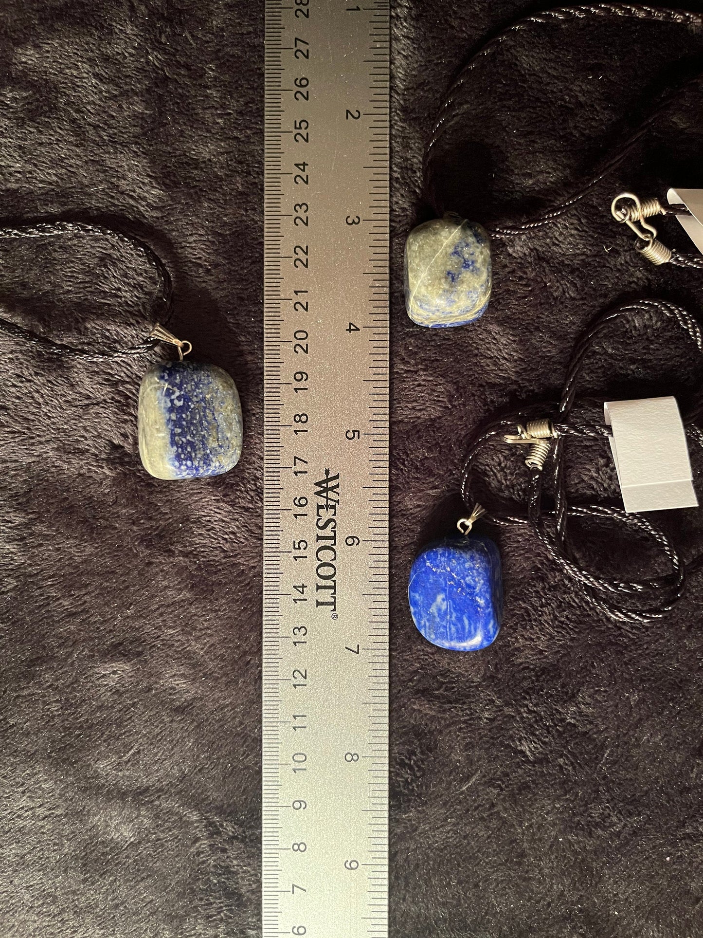 Lapis Lazuli Necklace with Black Cord NCK-2745