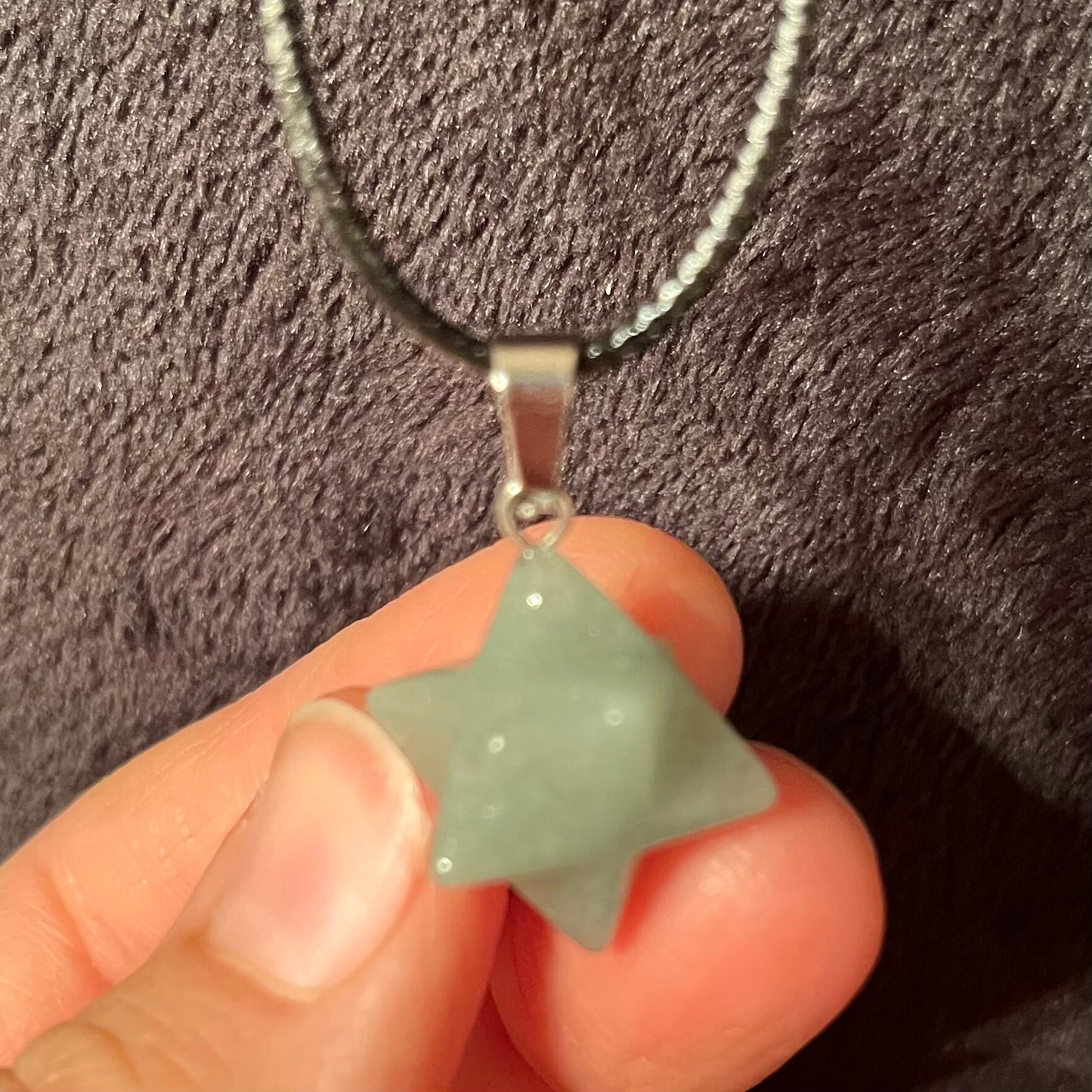 Green Aventurine Merkaba Necklace NCK-2762