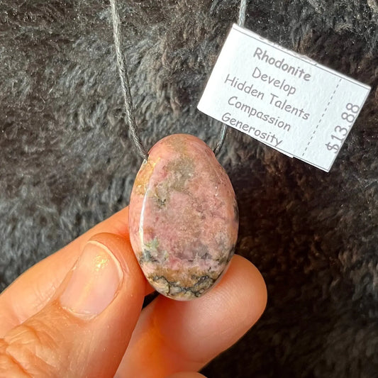 Rhodonite Necklace   NCK-2768 Shop Wholesale Crystals