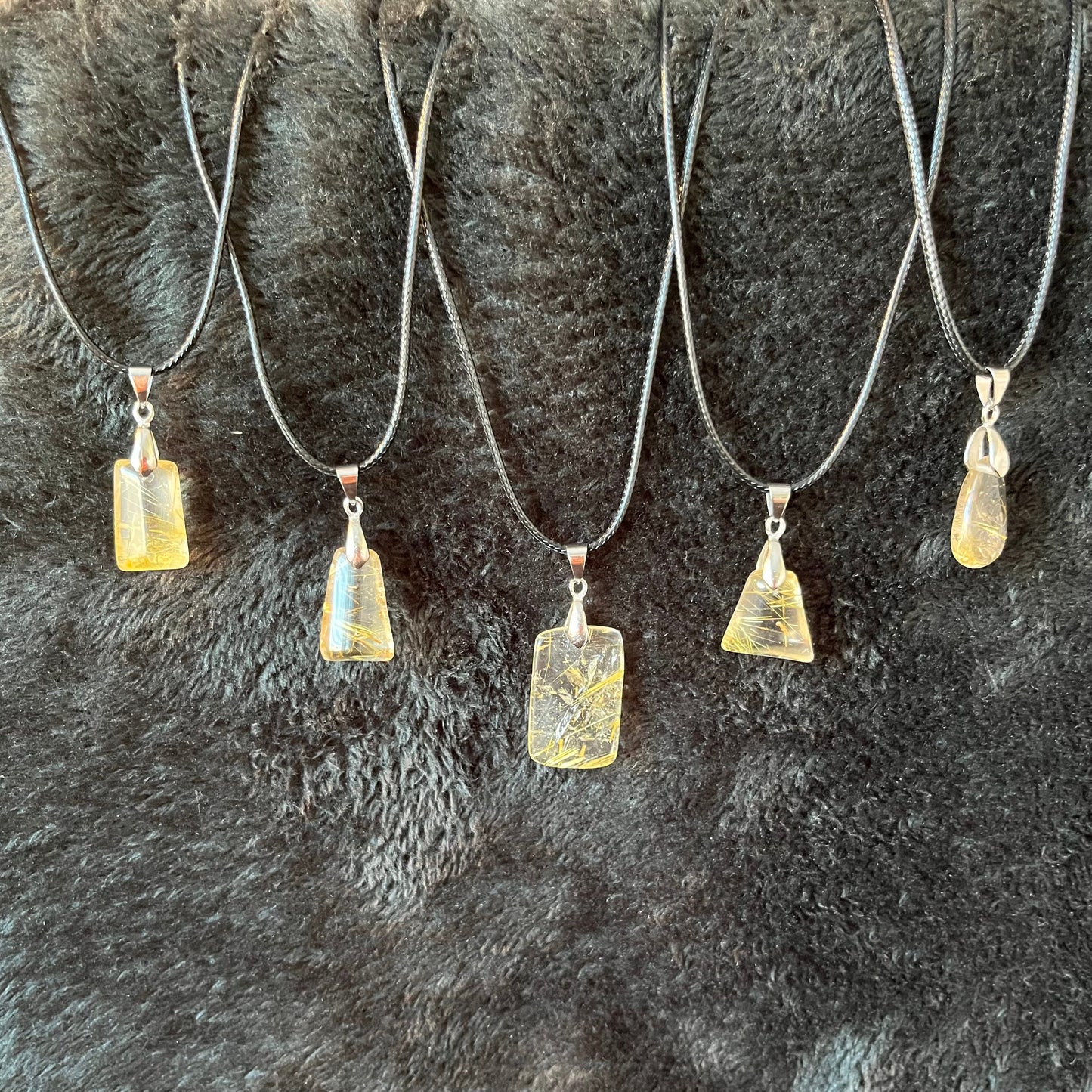 Golden Rutile Quartz Necklace   NCK-2767