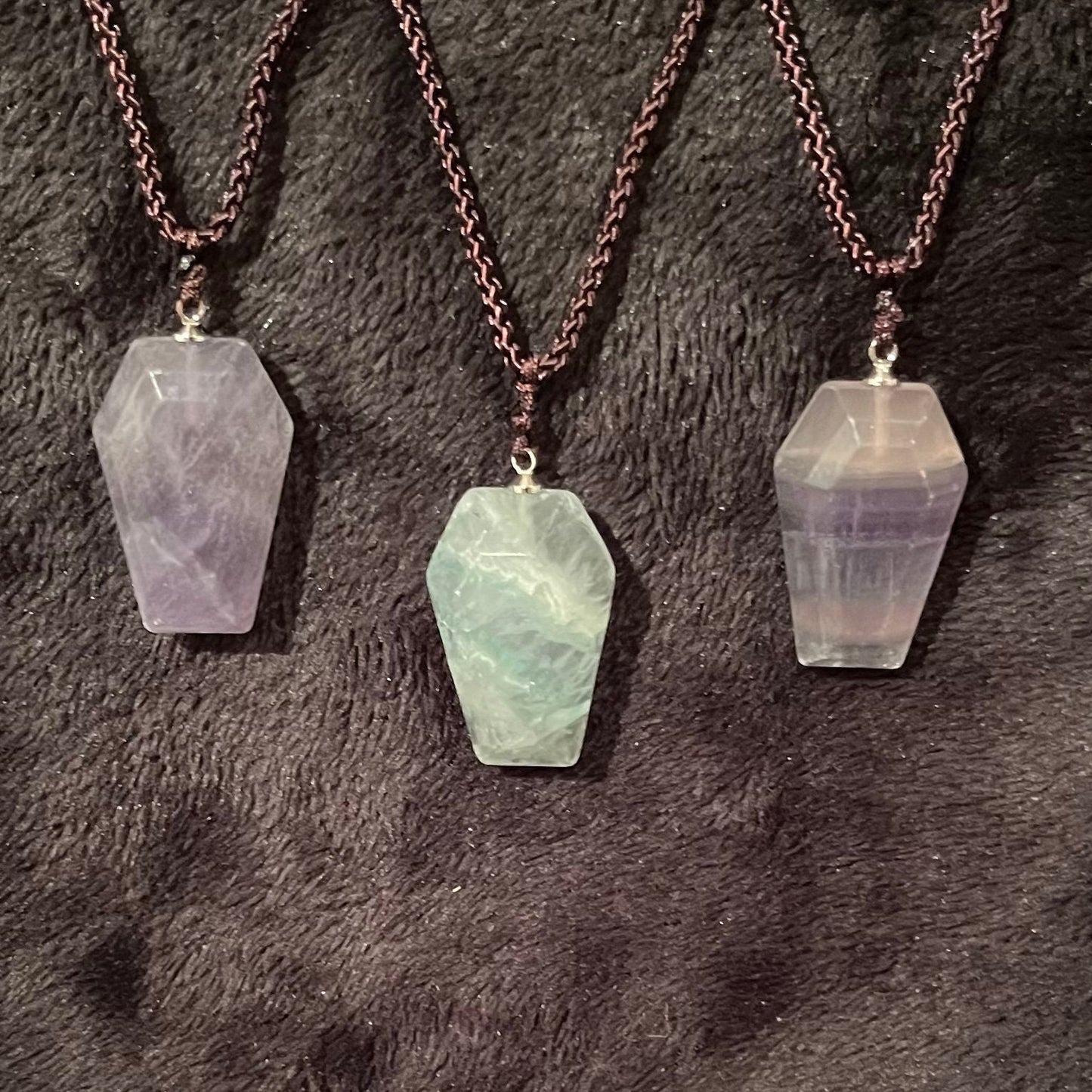 Fluorite Coffin Necklace NCK-2783