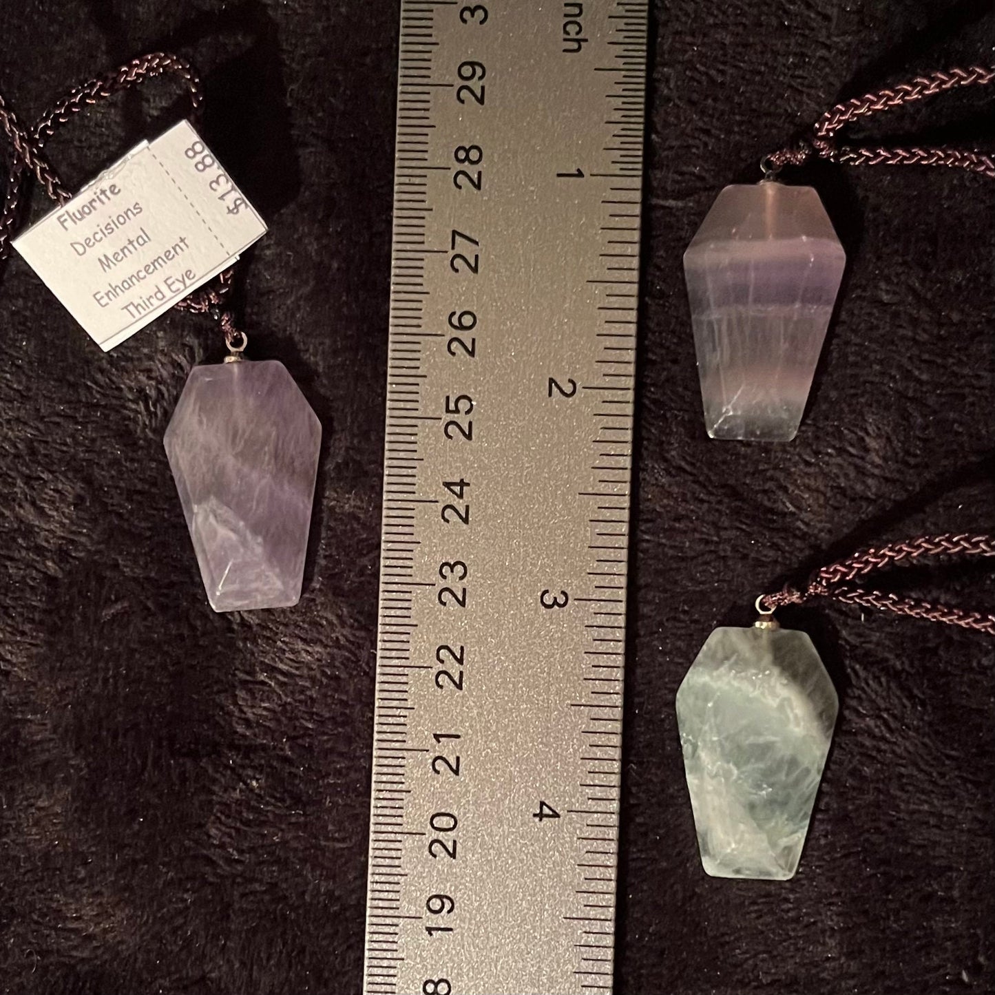 Fluorite Coffin Necklace NCK-2783