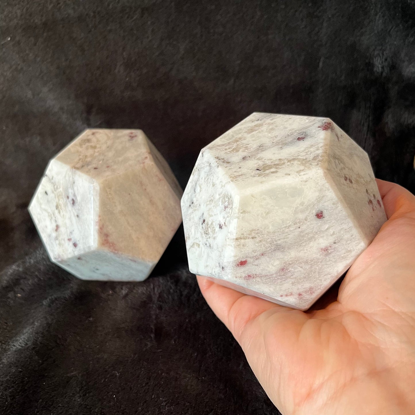 Cinnabar Dodecahedron, Very Large (Approx. 85mm) F-0084