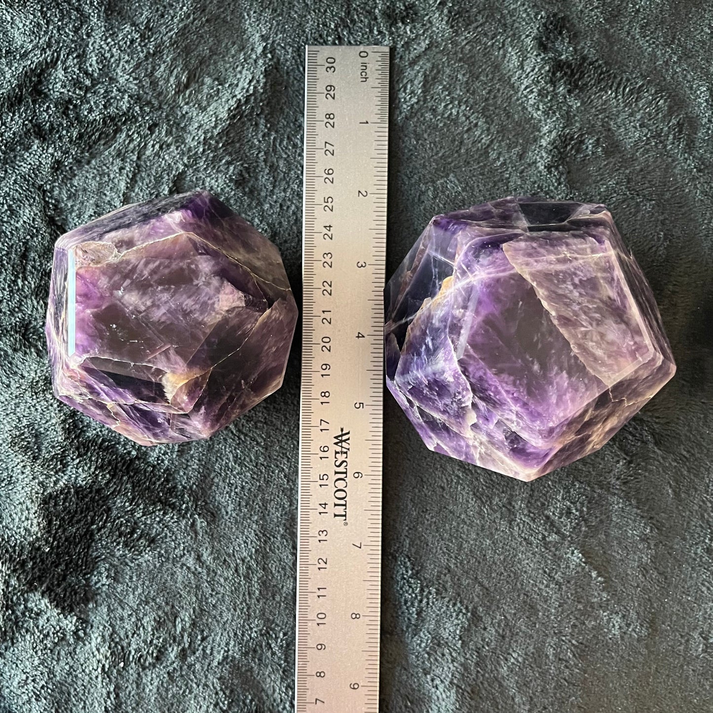 Amethyst Dodecahedron, Very Large (Approx. 90mm) F-0071