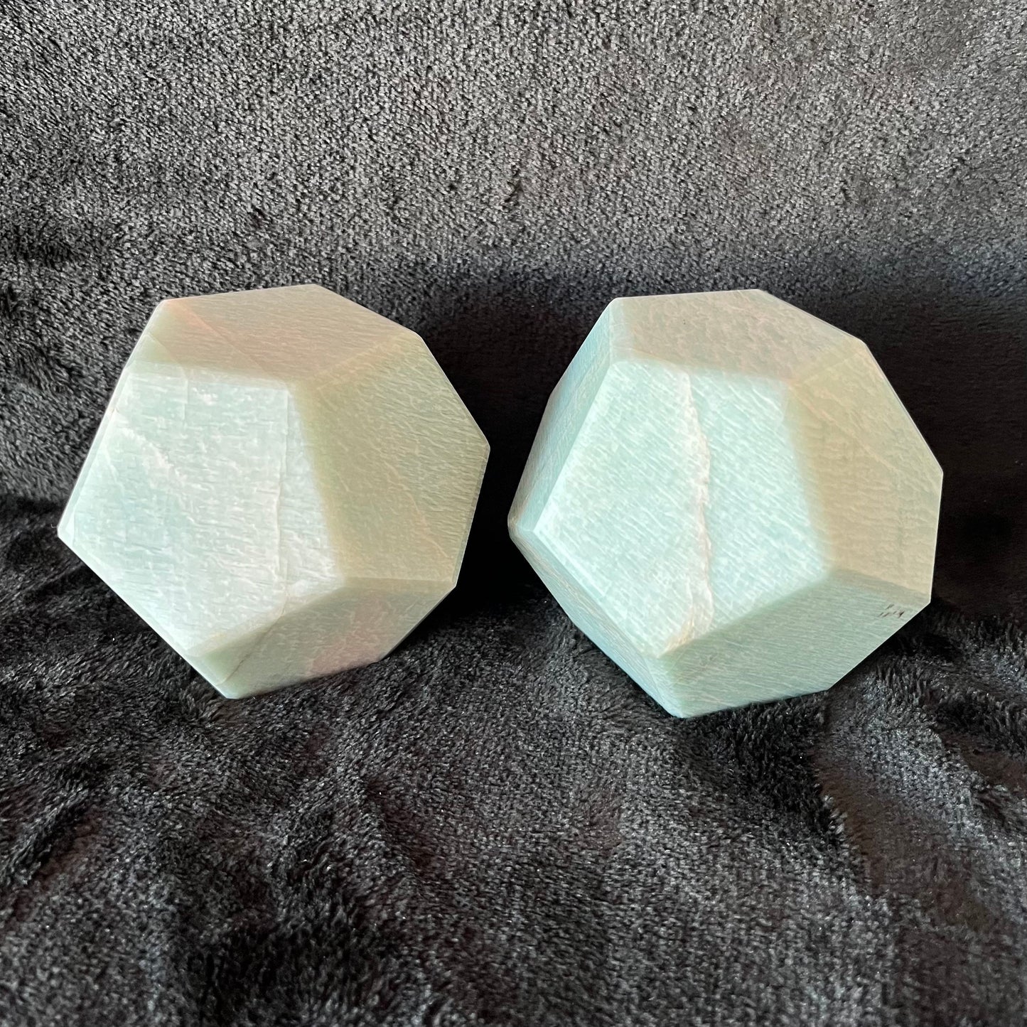 Amazonite Dodecahedron, Very Large (Approx. 85mm) F-0075