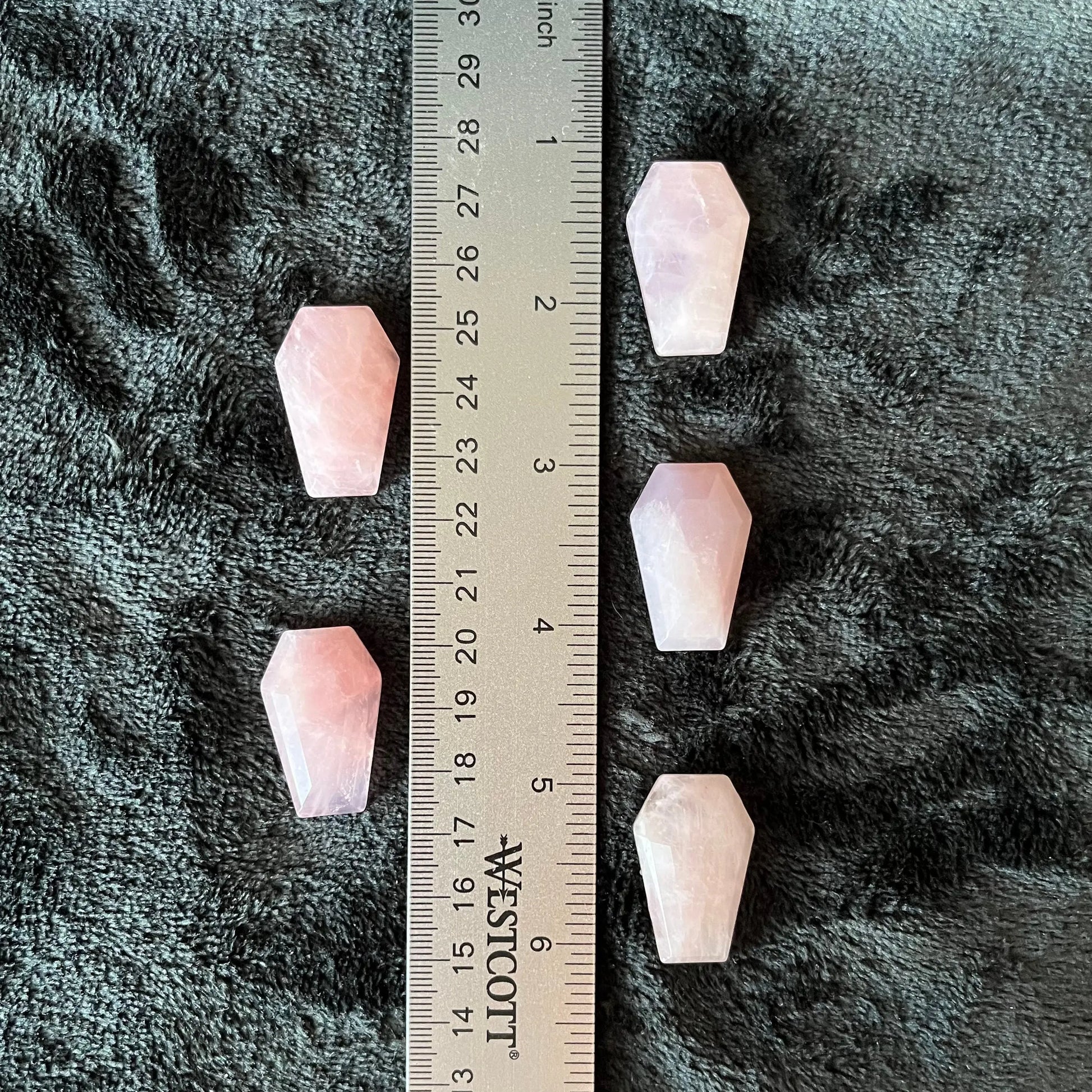 Rose Quartz Coffin (Approx 1 3/8”) 0204 Shop Wholesale Crystals