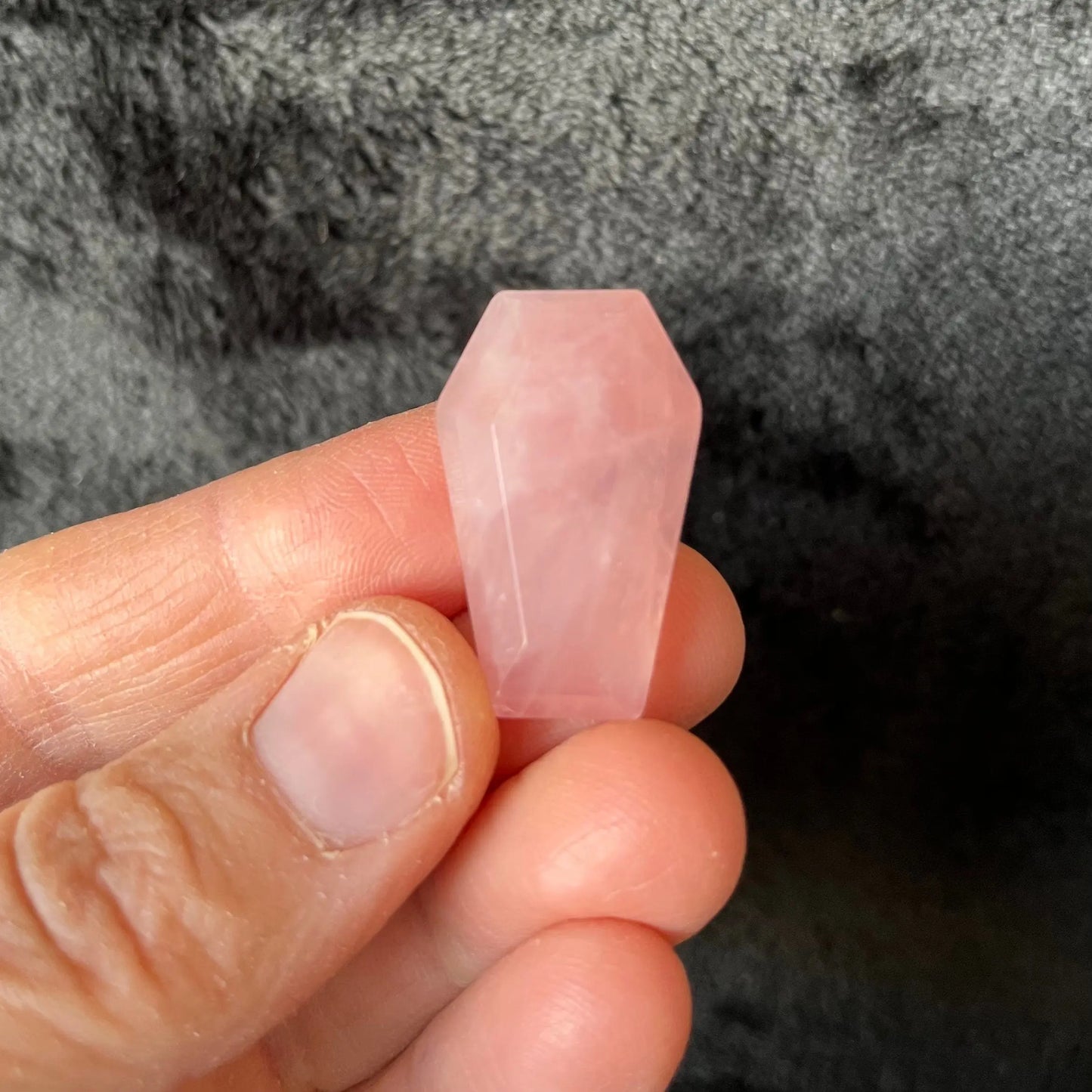 Rose Quartz Coffin (Approx 1 3/8”) 0204 Shop Wholesale Crystals