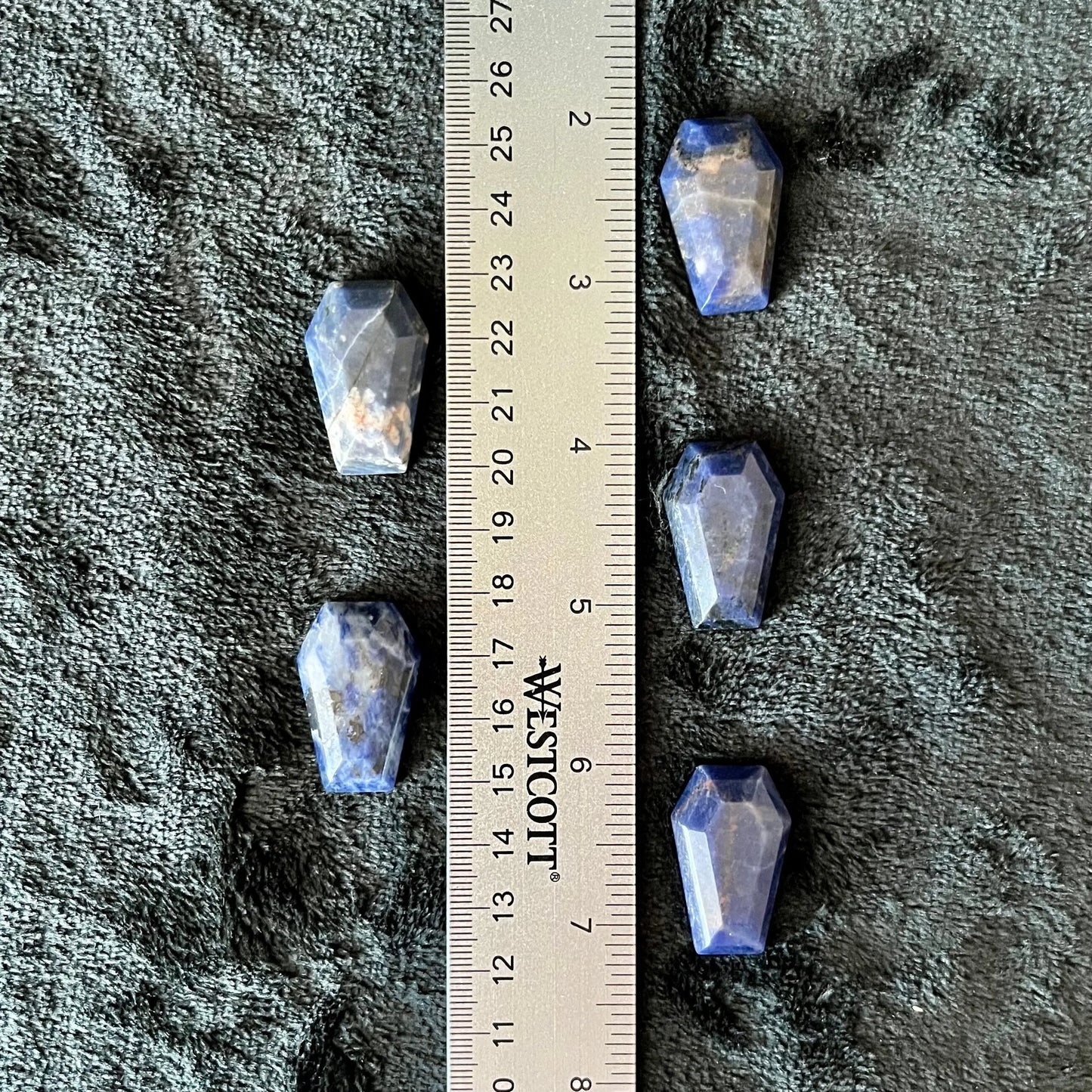 Sodalite Coffin (Approx 1 3/8”) 0145 Shop Wholesale Crystals