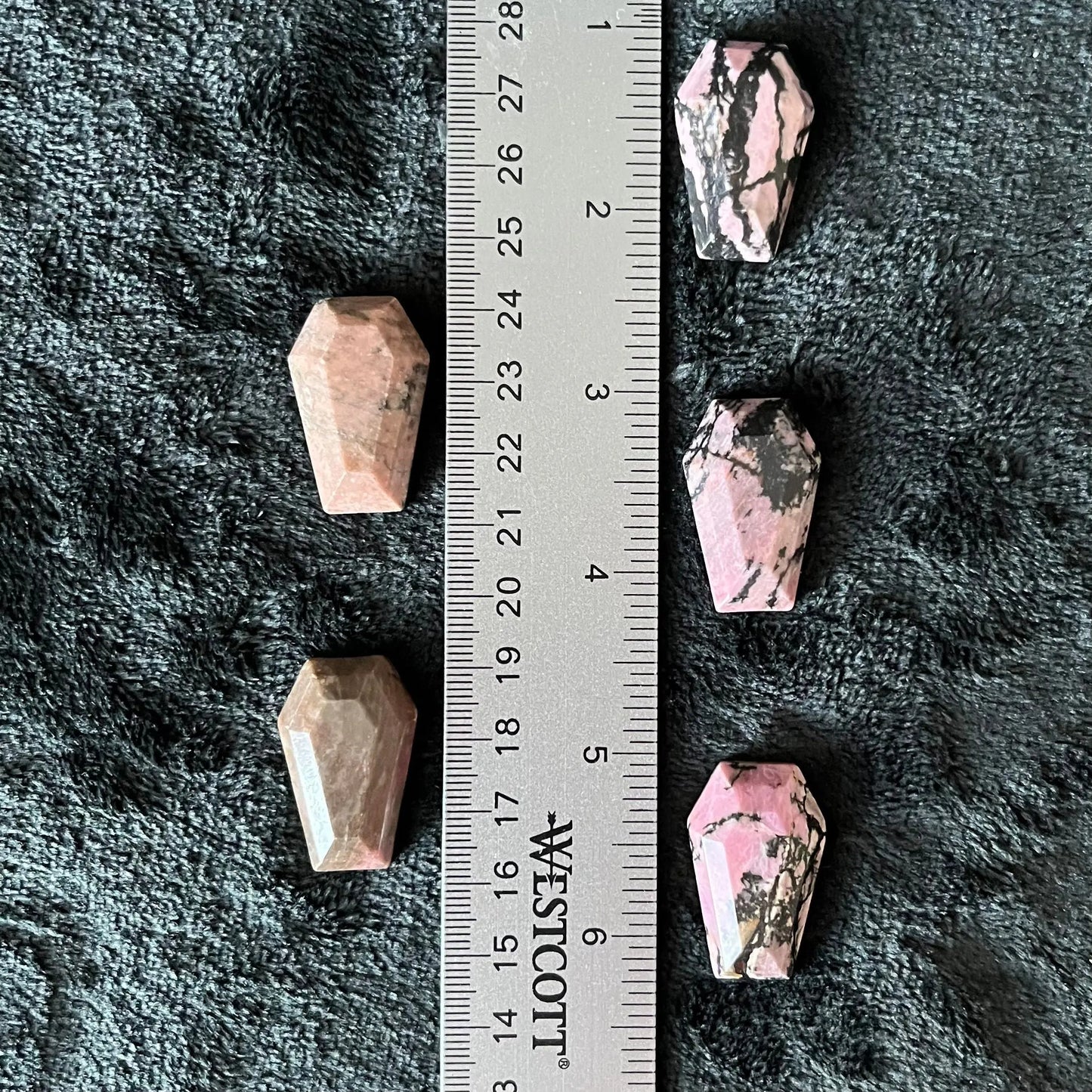 Rhodonite Coffin (Approx 1 3/8”) 0169 Shop Wholesale Crystals
