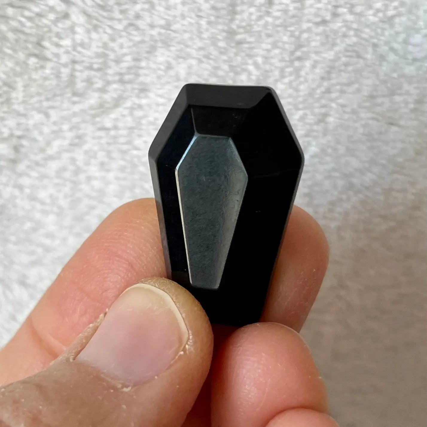 Black Obsidian Coffin (Approx 1 3/8”) 0993 Shop Wholesale Crystals