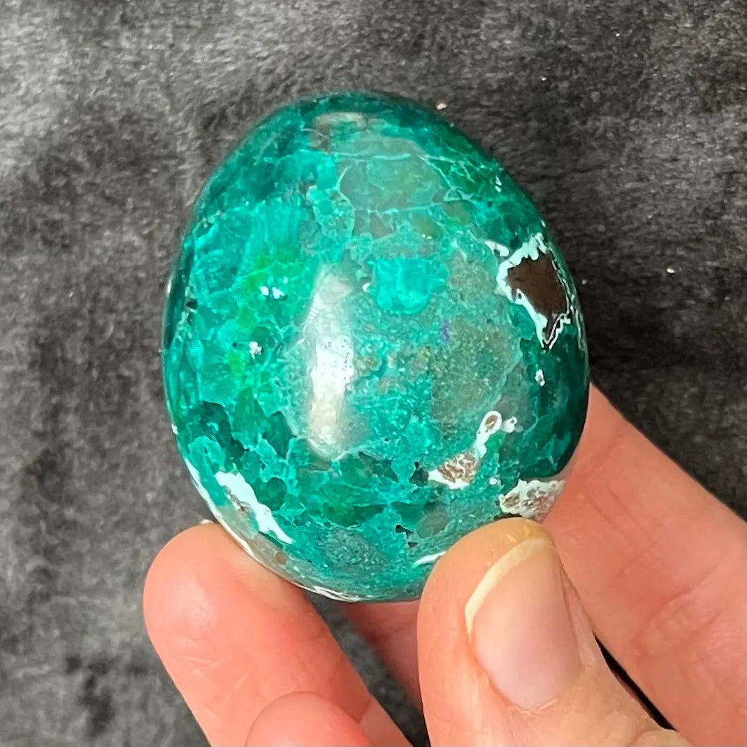 Chrysocolla Egg (Approx. 45mm-50mm) 0327 Shop Wholesale Crystals