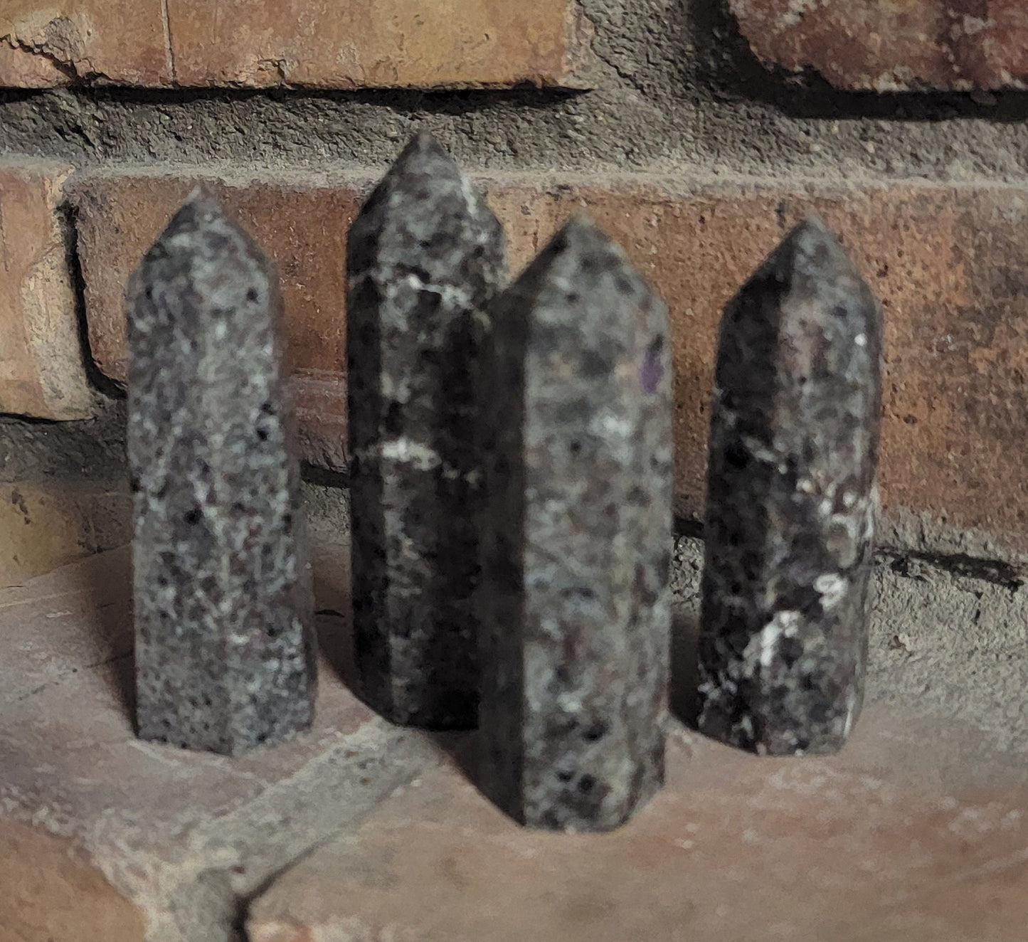 Yooperlite (Fireworks Stone) Obelisk (Approx. 2 5/8” - 3 3/8") 0830