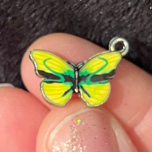 Yellow  Butterfly Charm (Approx. 3/4”) 0363