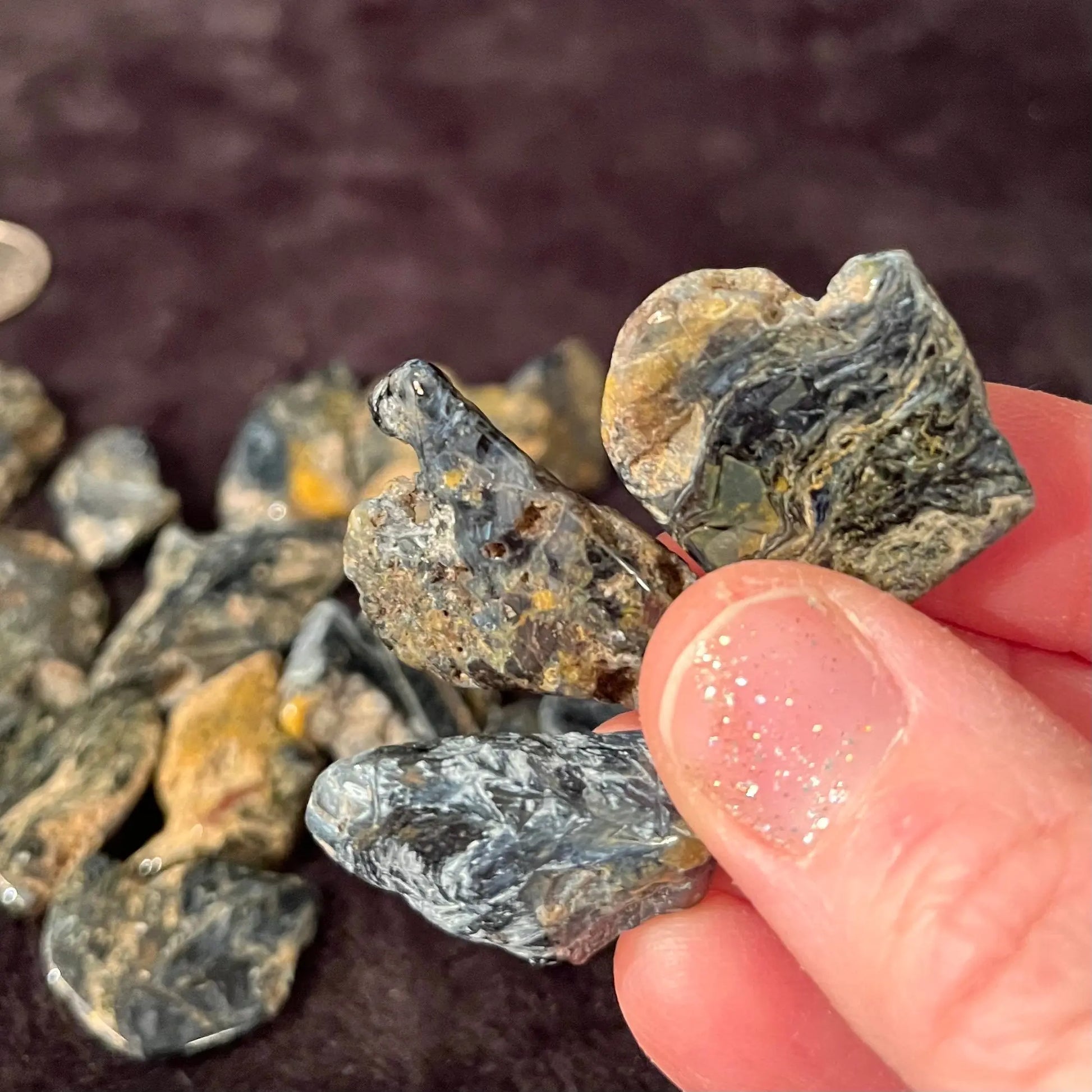 Pietersite Tumbled Slab (Approx. 3/4”-1”) 0380 Shop Wholesale Crystals