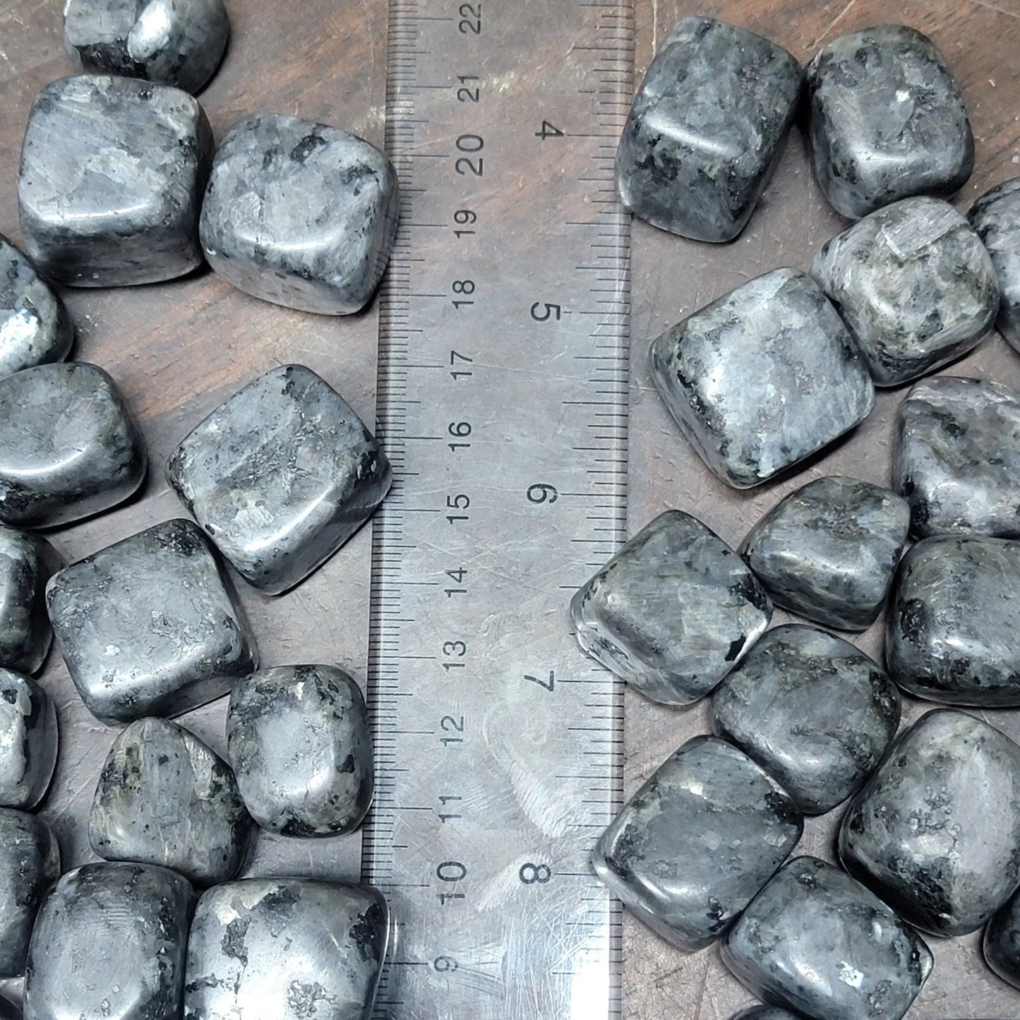 Larvikite Tumbled Stone (Approx. 20-25 mm) BIN-1494 Shop Wholesale Crystals
