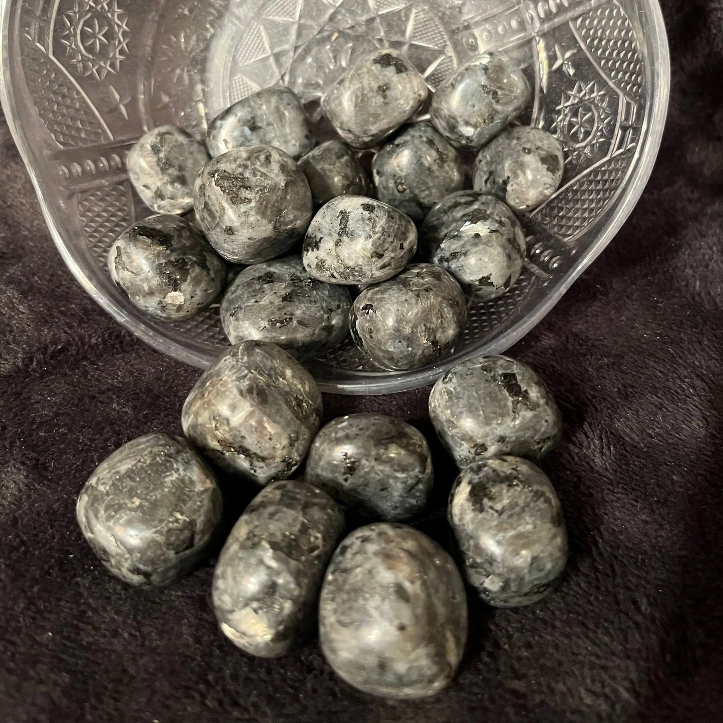 Larvikite Tumbled Stone (Approx. 3/4”-1”) BIN-1493 Shop Wholesale Crystals