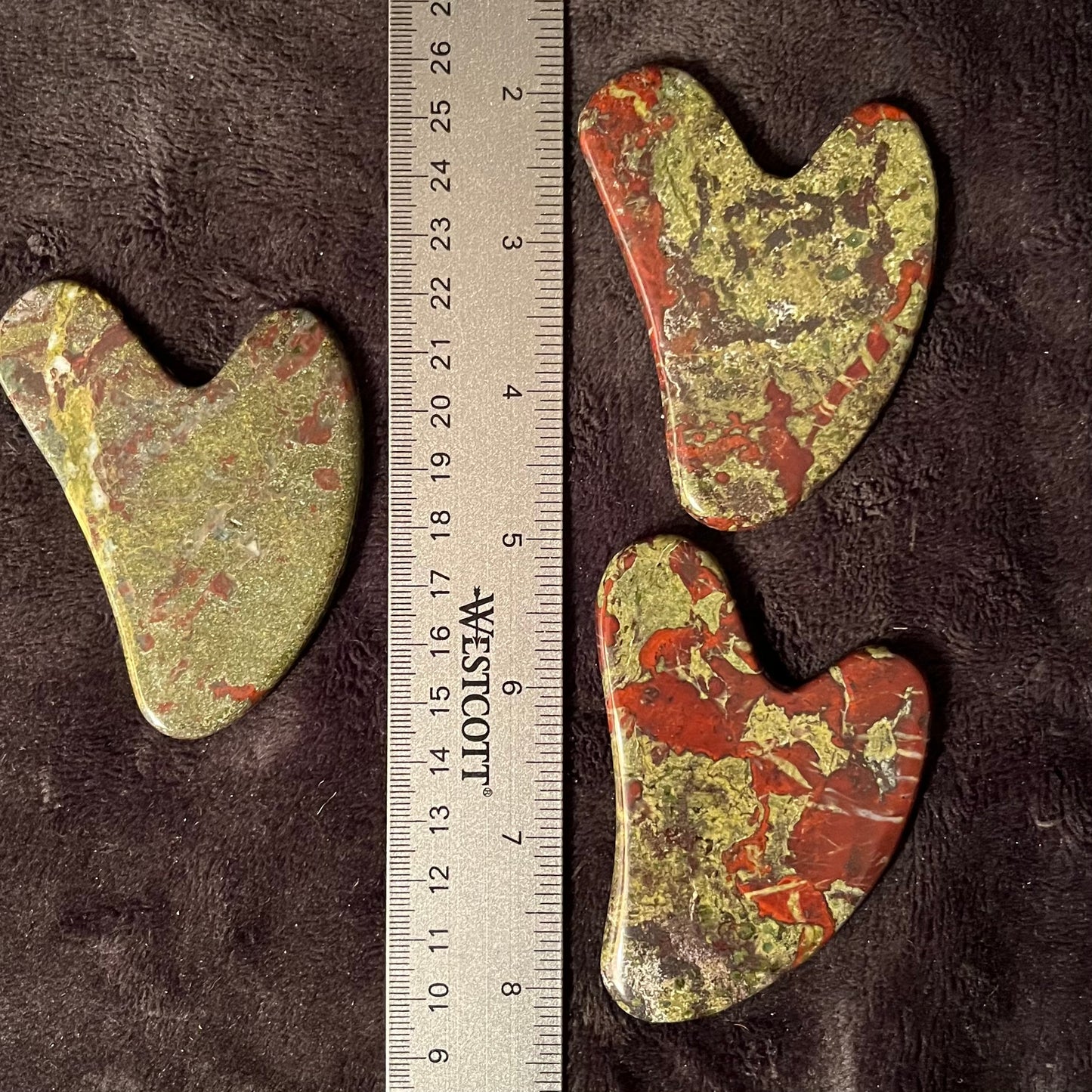 Dragon Blood Jasper Self Care Gua Sha Stone 1018