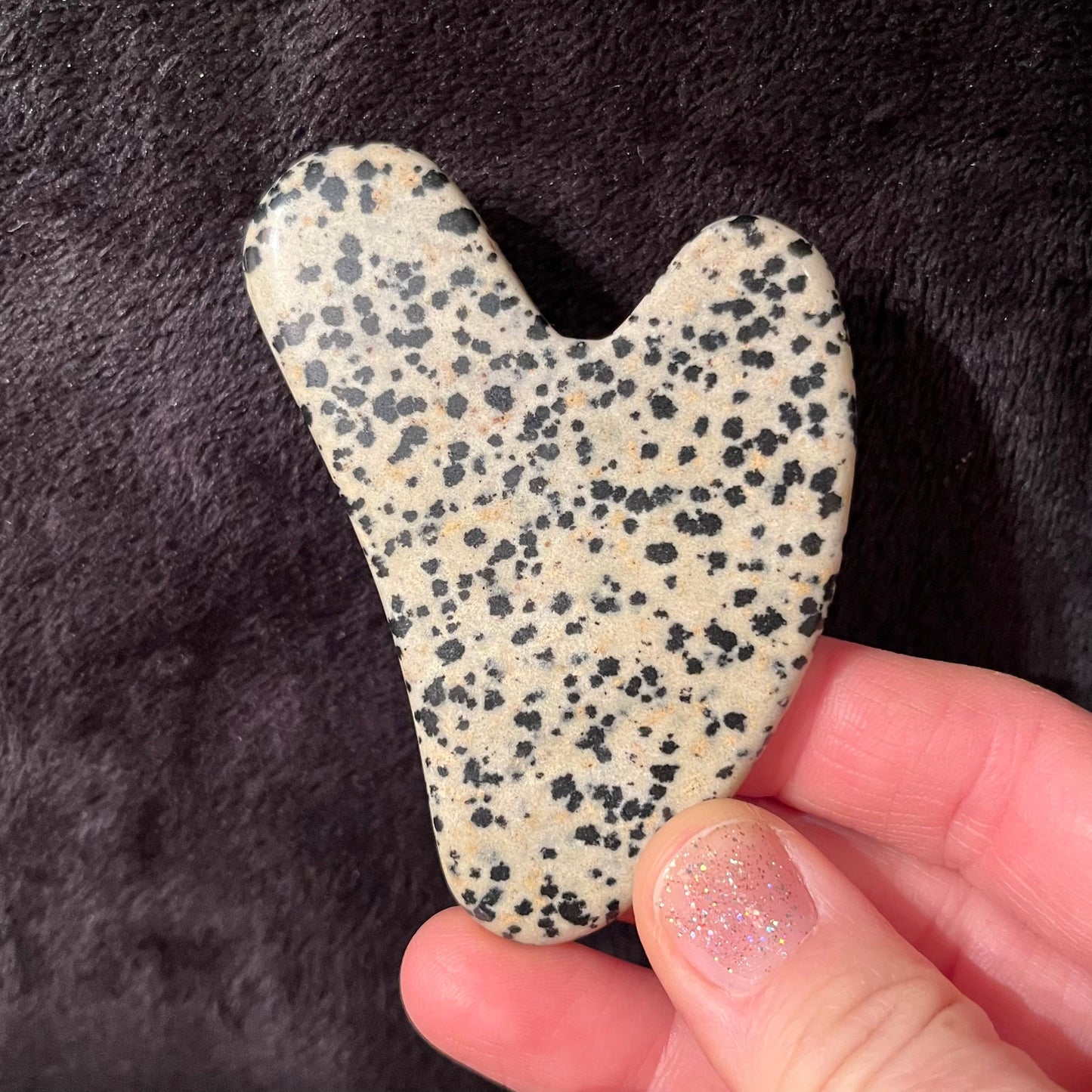 Dalmation Jasper Self Care Gua Sha Stone 1021