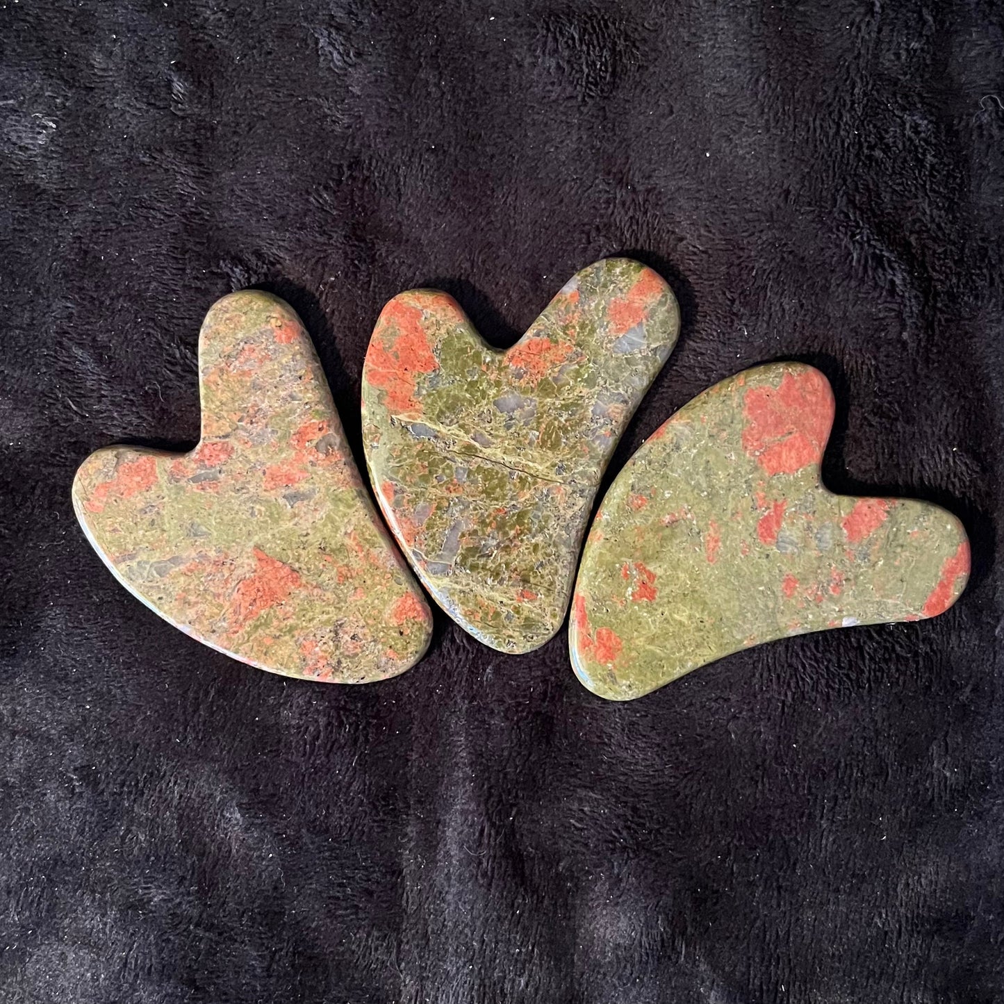 Unakite Jasper Self Care Gua Sha Stone 1047