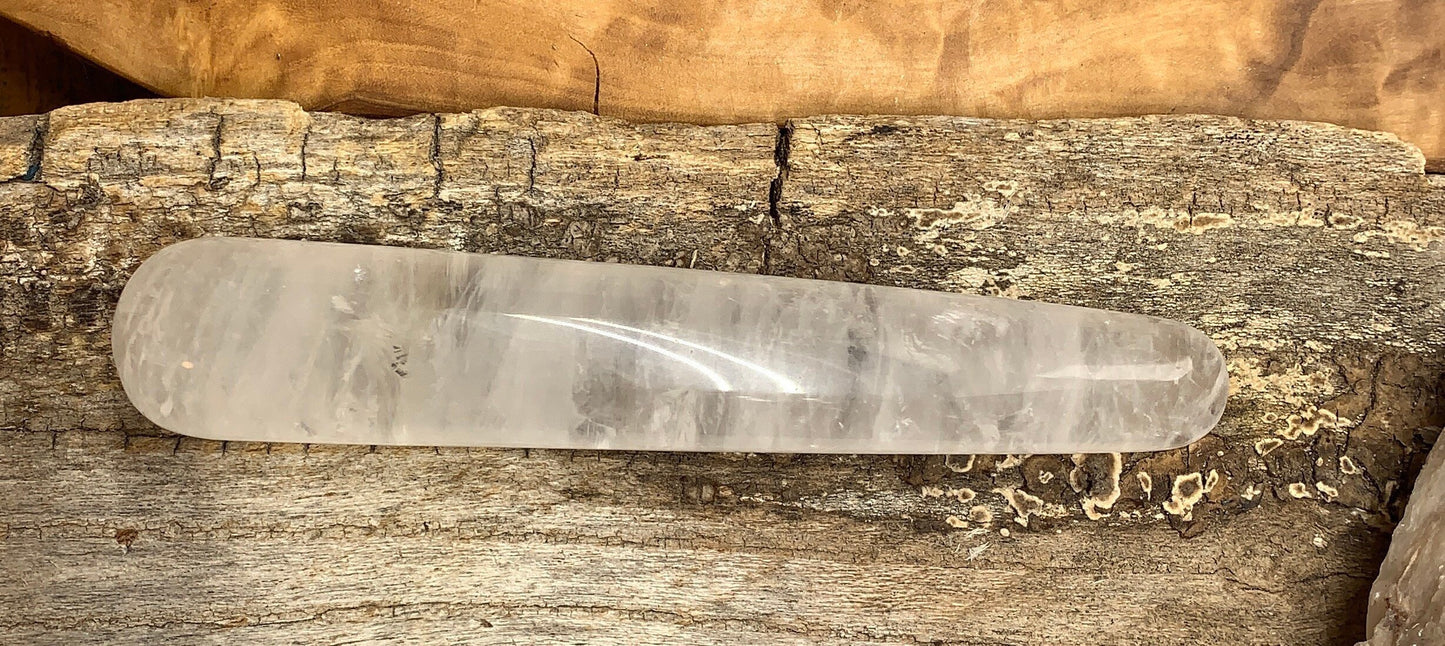 Clear Quartz Massage Wand (Approx. 4") 0134