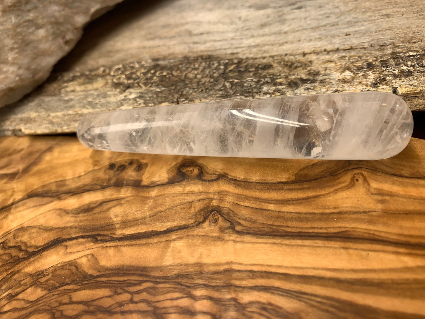 Clear Quartz Massage Wand (Approx. 4") 0134