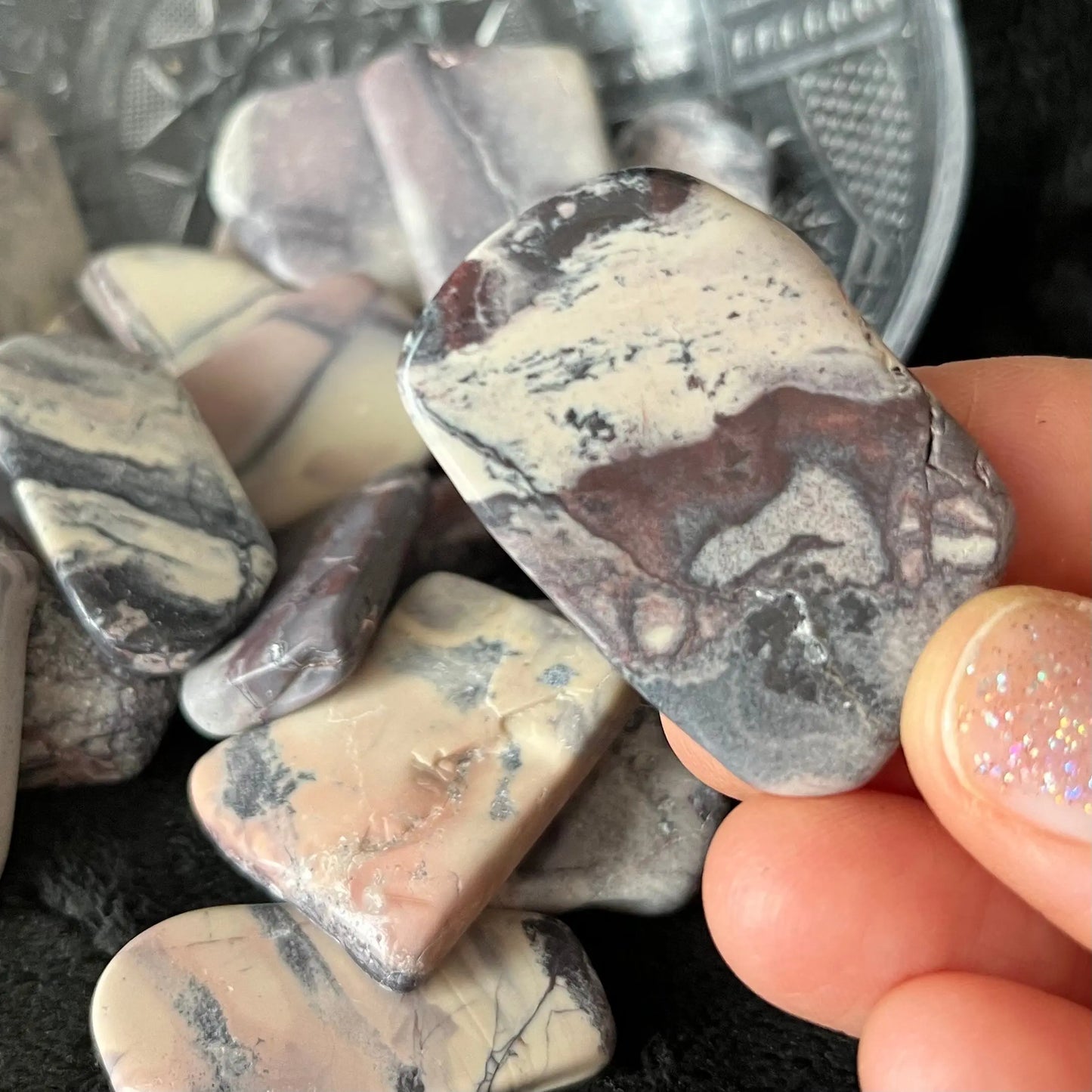 Porcelain Jasper Polished Stone (Approx. 11/2” - 1 3/4”)) BIN-1473 Shop Wholesale Crystals