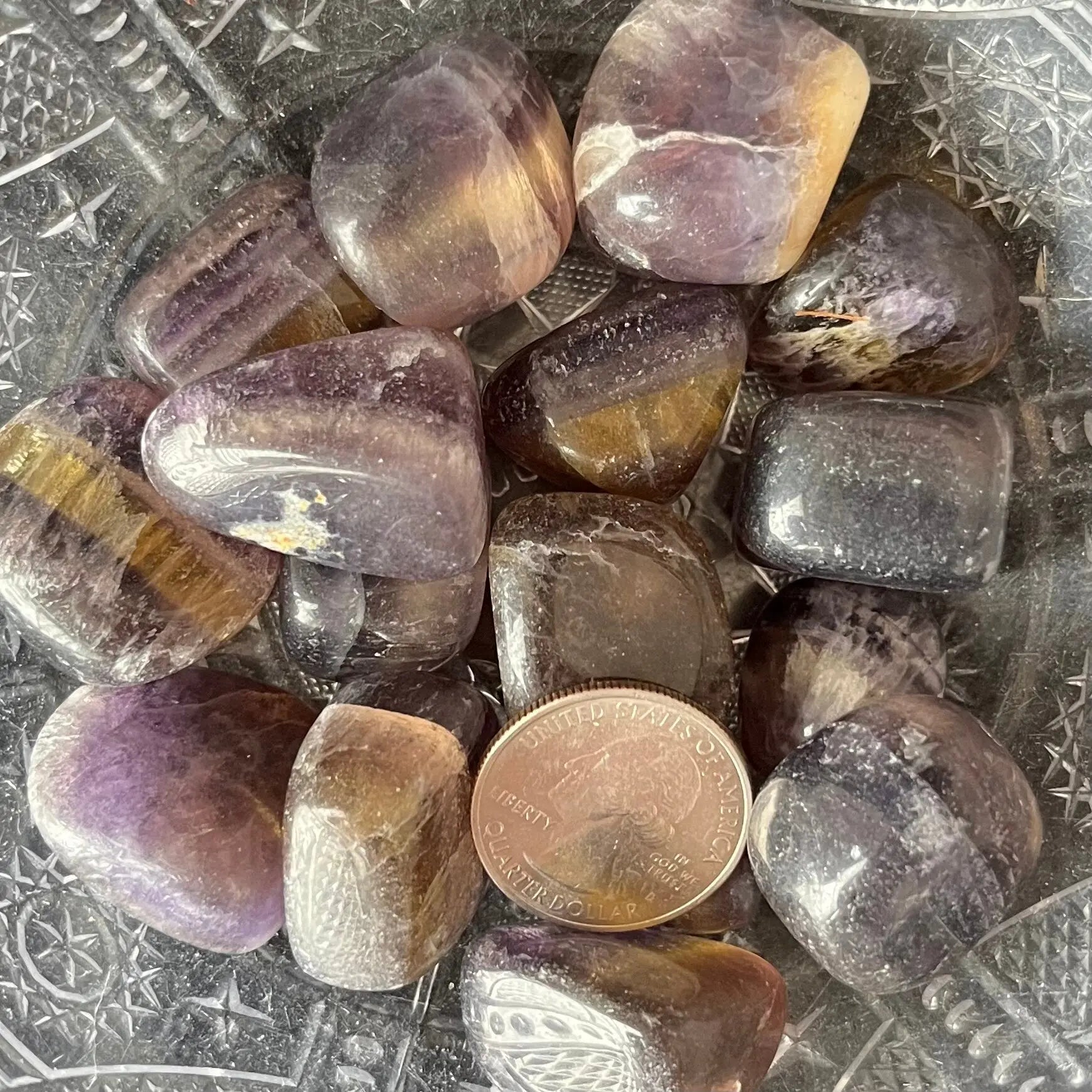 Rainbow Fluorite Tumbled Stone (Approx. 3/4” - 1”) 0681 Shop Wholesale Crystals