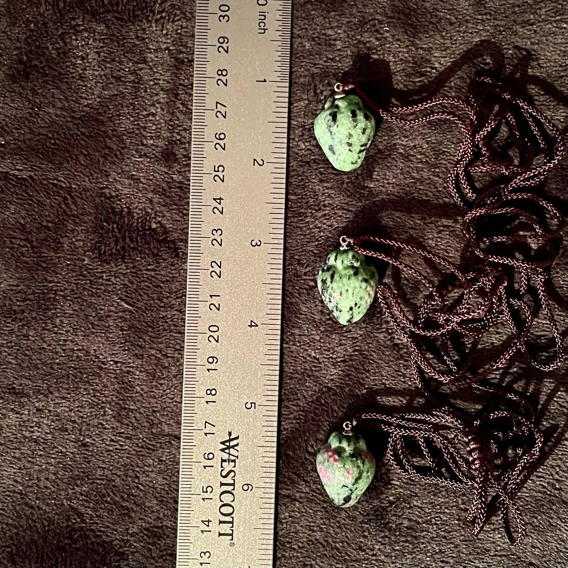 Ruby in Zoisite Strawberry Necklace NCK-2872 Shop Wholesale Crystals