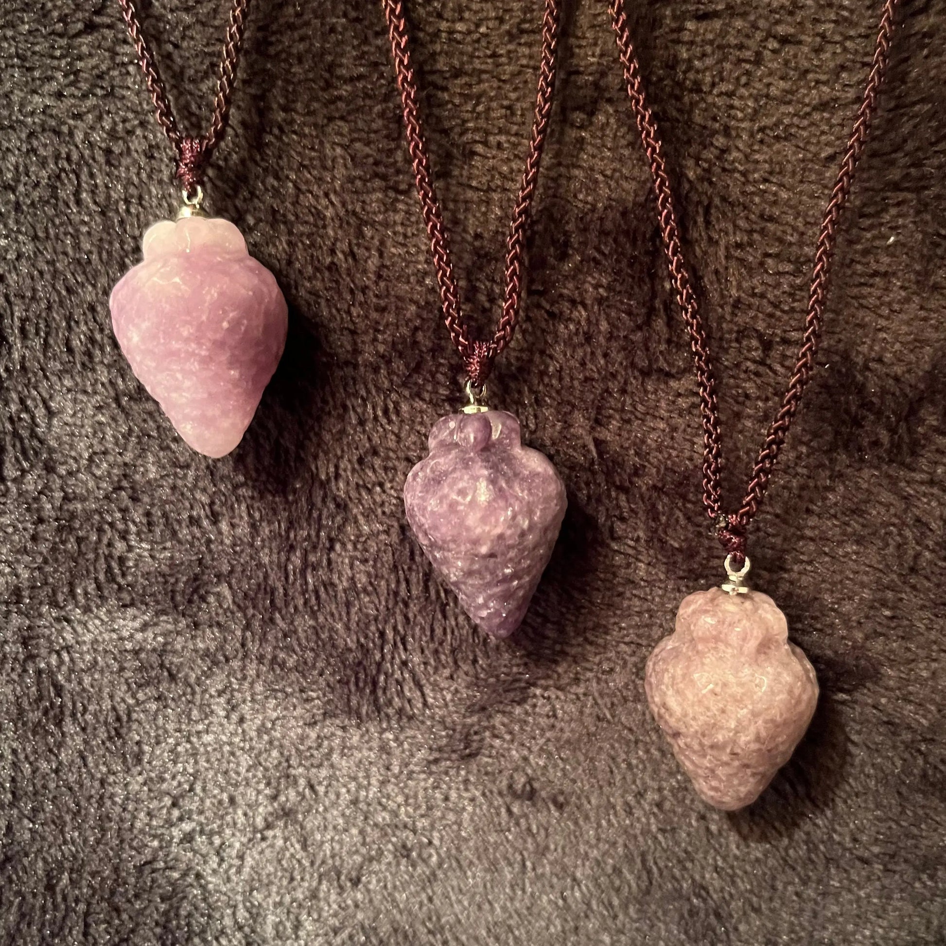 Amethyst Strawberry Necklace NCK-2862 Shop Wholesale Crystals