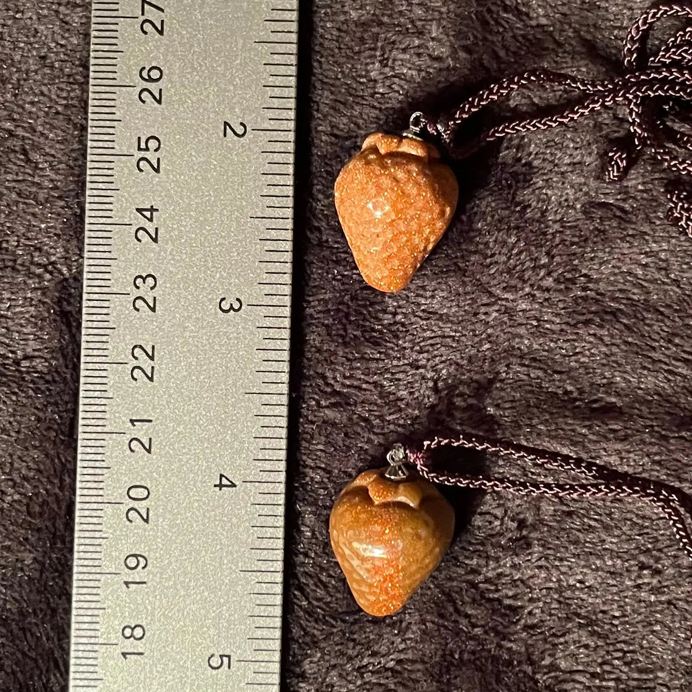 Goldstone Strawberry Necklace NCK-2858 Shop Wholesale Crystals