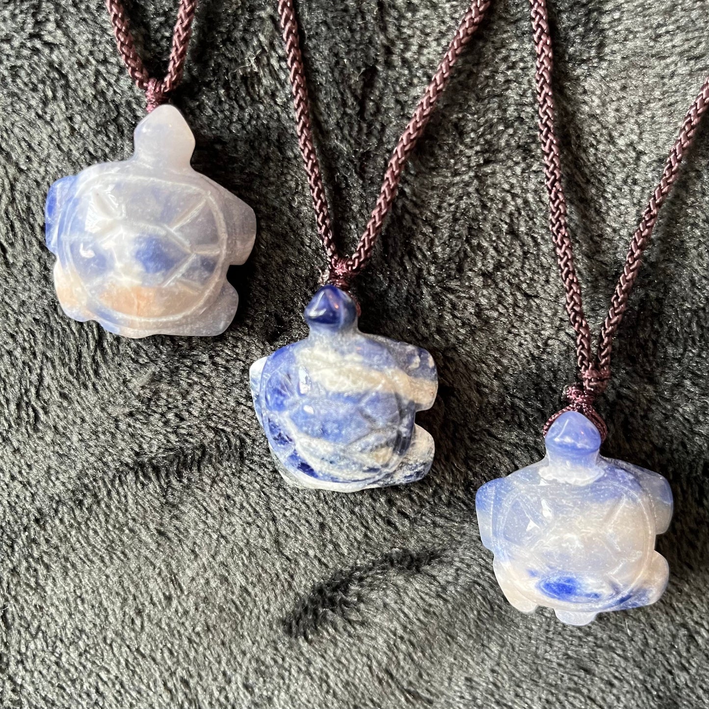 Sodalite Turtle Necklace NCK-2850