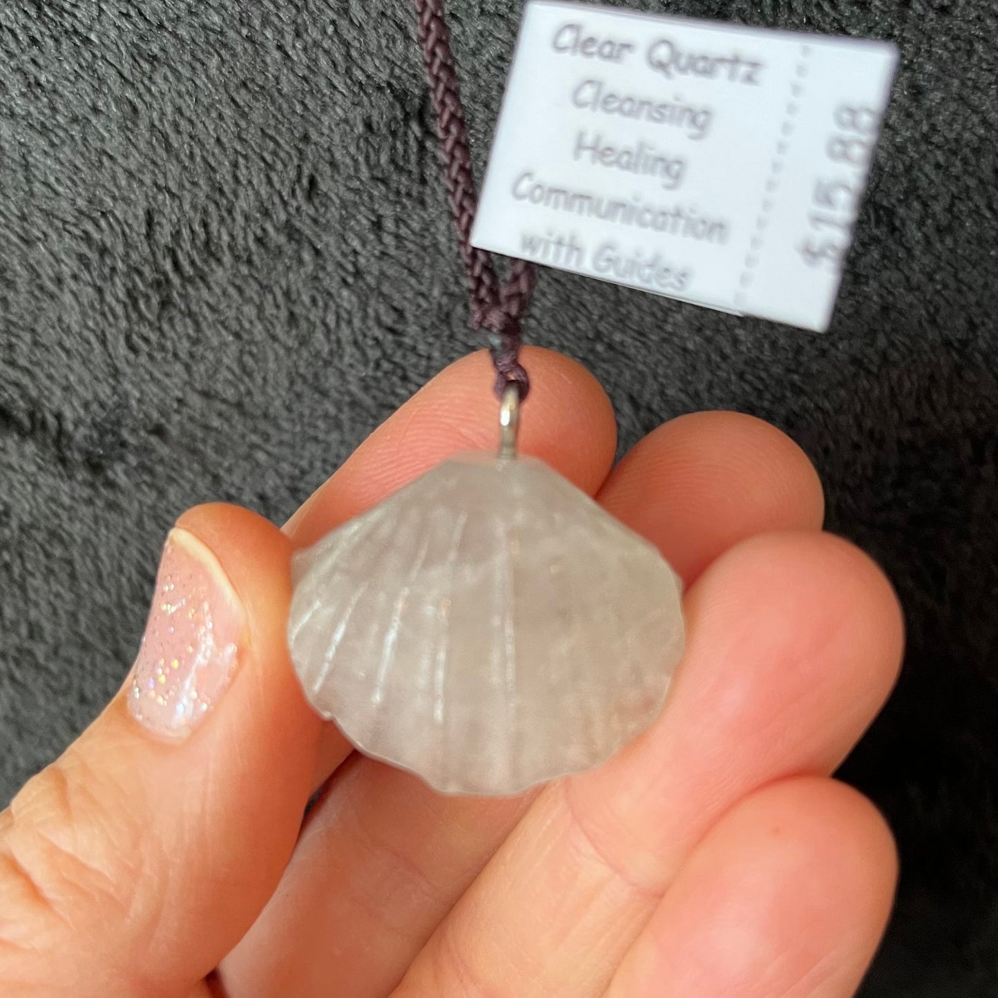 Quartz  Seashell Necklace NCK-2830