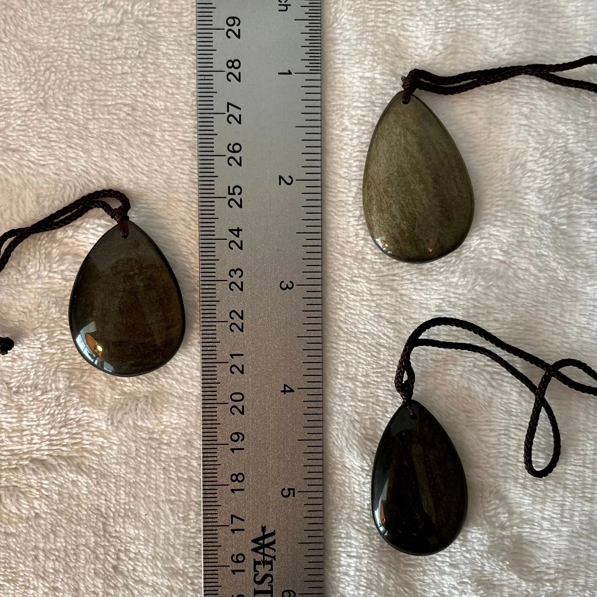 Gold Sheen Obsidian Teardrop Necklace NCK-2818 Shop Wholesale Crystals