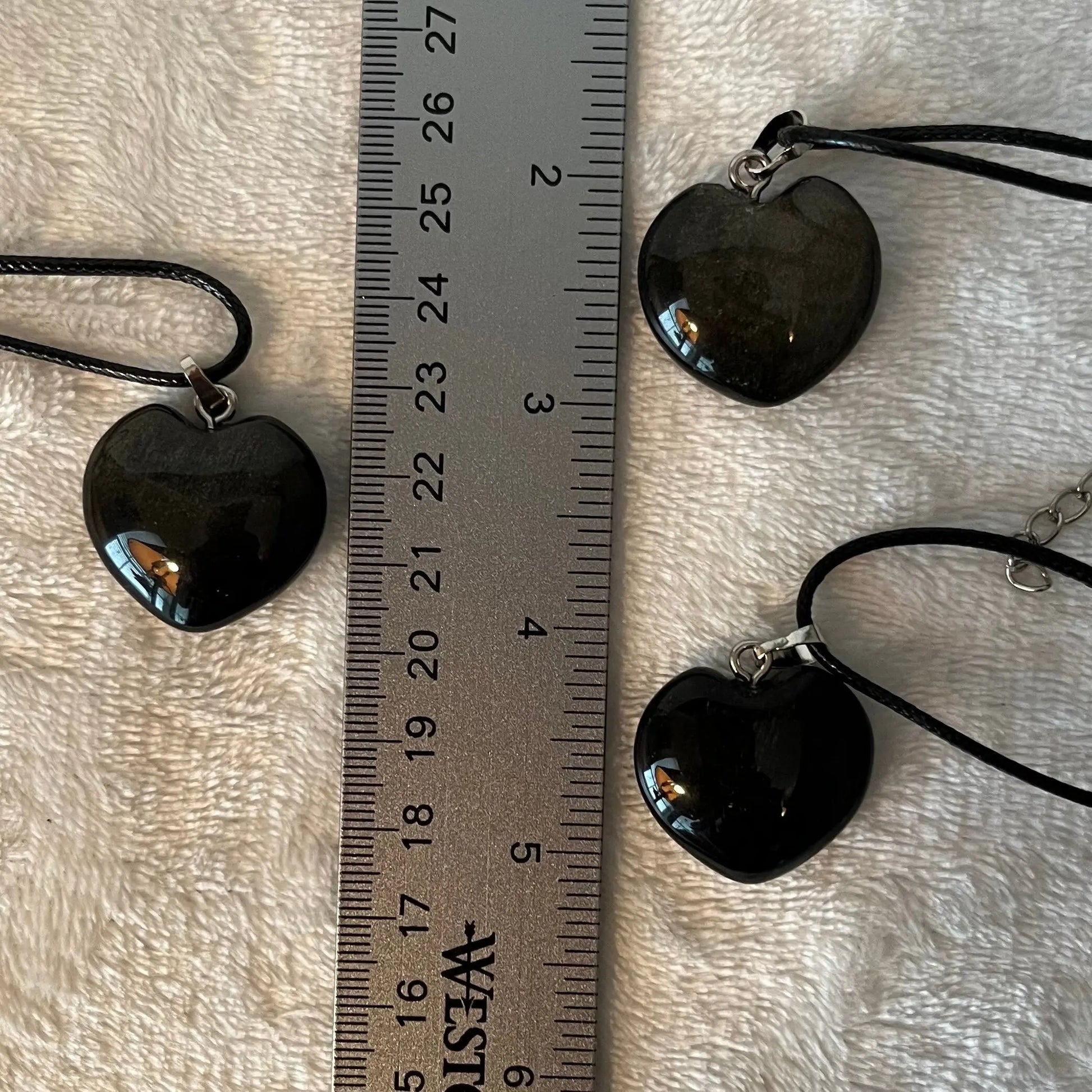 Gold Sheen Obsidian Heart Necklace NCK-2831 Shop Wholesale Crystals