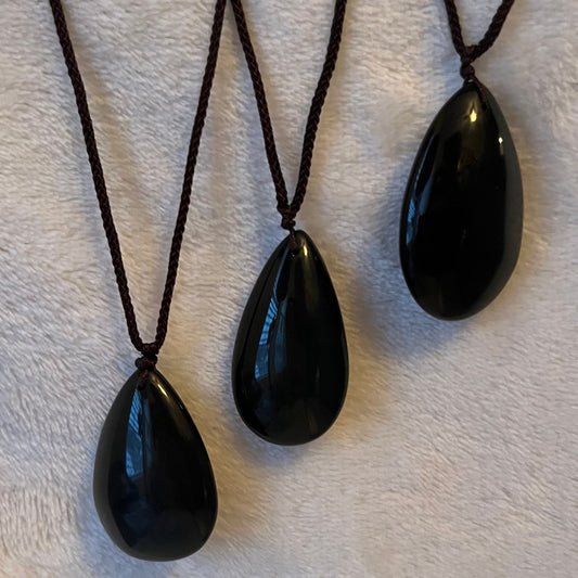 Rainbow Obsidian Tear Drop Necklace NCK-2820