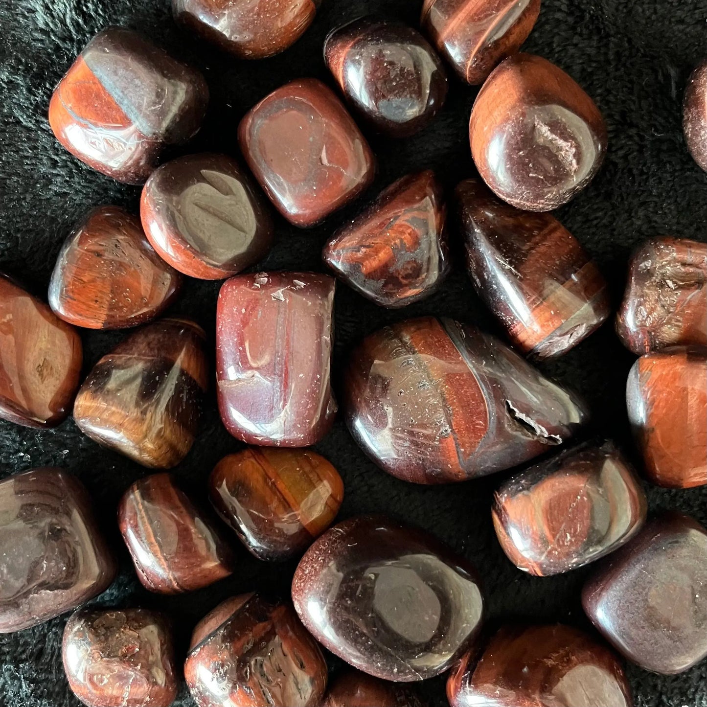 Red Tiger Eye Tumbled Stone (Approx. 3/4” - 1 1/4”) BIN-1505 Shop Wholesale Crystals