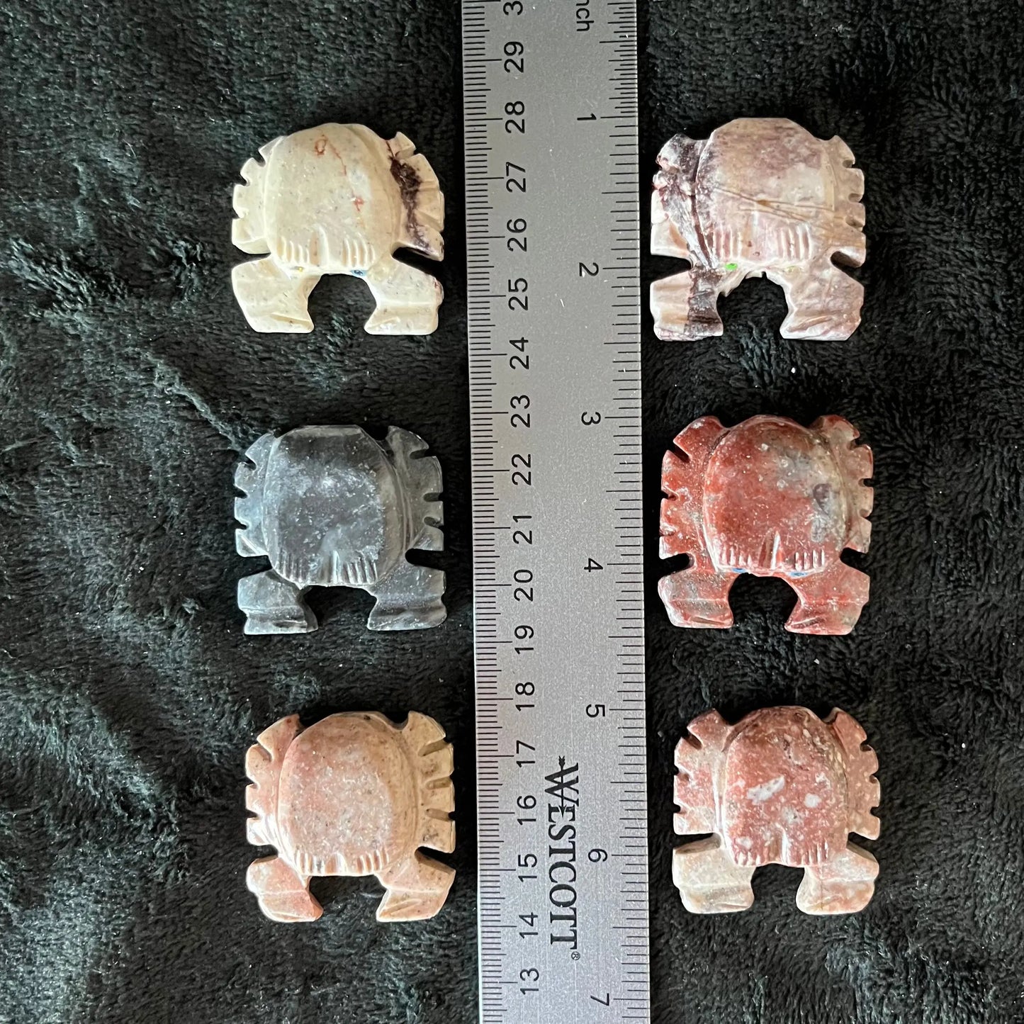 Crab Carved Soapstone Figurine (Approx 1 1/2”) 0780 Shop Wholesale Crystals