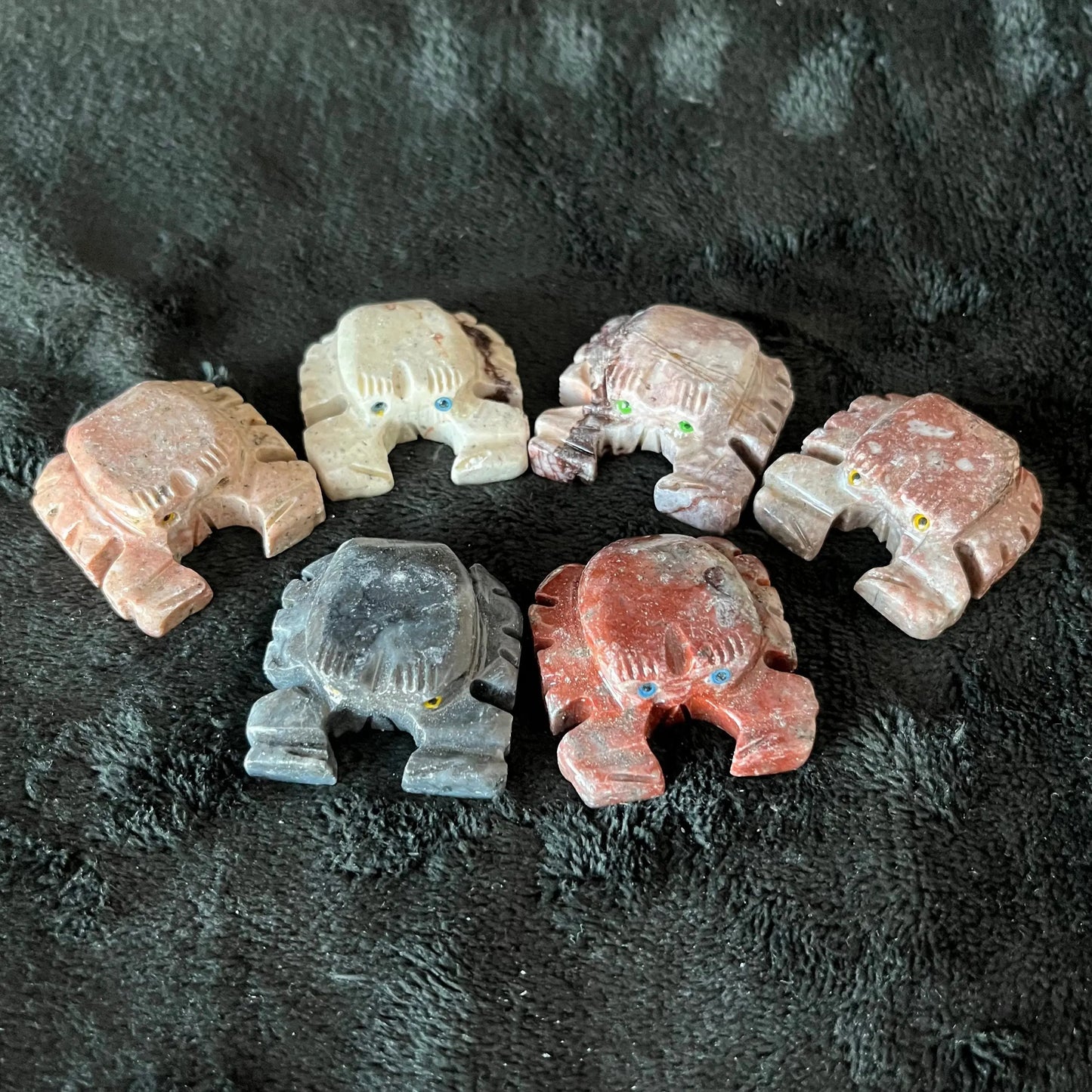 Crab Carved Soapstone Figurine (Approx 1 1/2”) 0780 Shop Wholesale Crystals