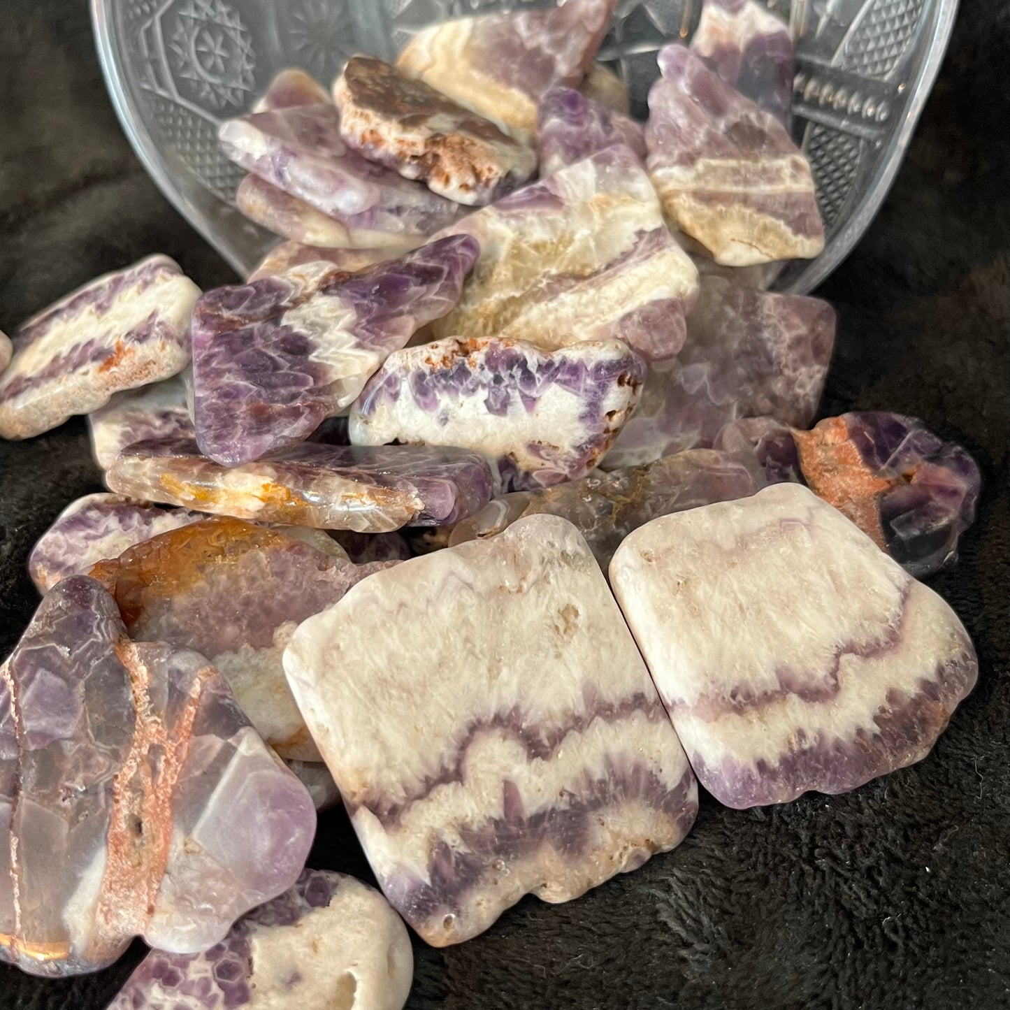 Dreamy Amethyst Tumbled Slice (Approx. 11/2 - 1 3/4”) 0139