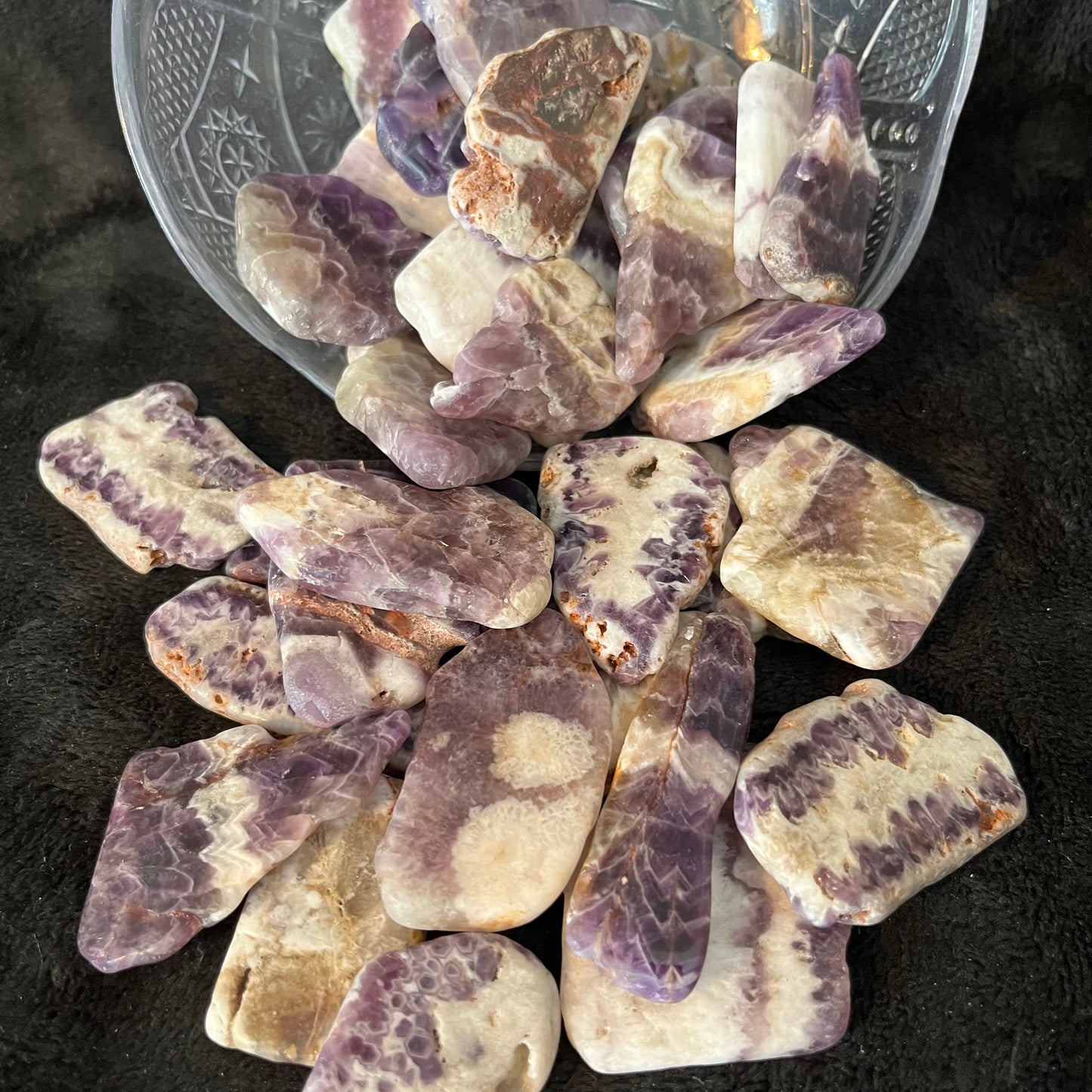 Dreamy Amethyst Tumbled Slice (Approx. 11/2 - 1 3/4”) 0139