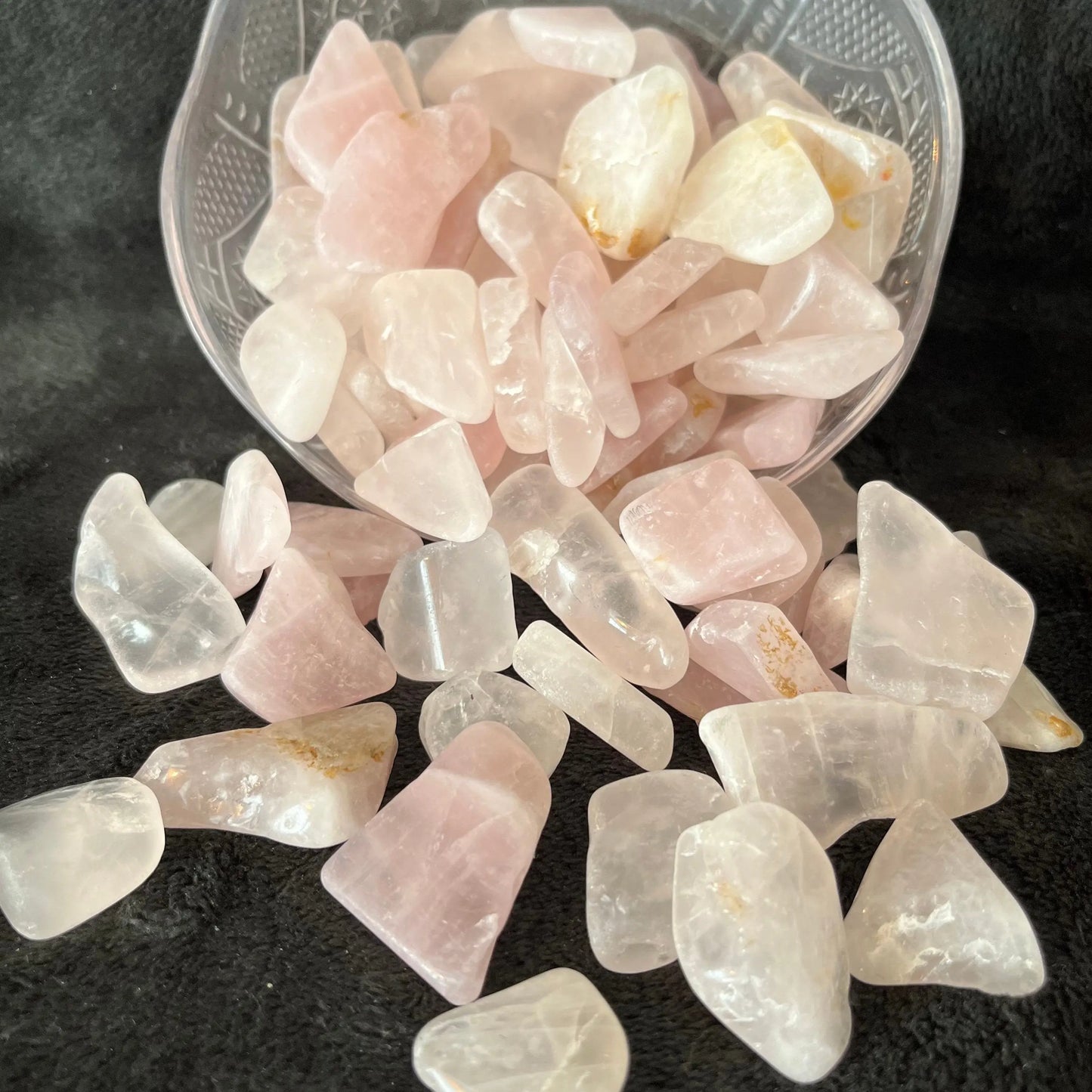 Rose Quartz Tumbled Slice (Approx. 3/4” - 1 1/4”) 0743 Shop Wholesale Crystals
