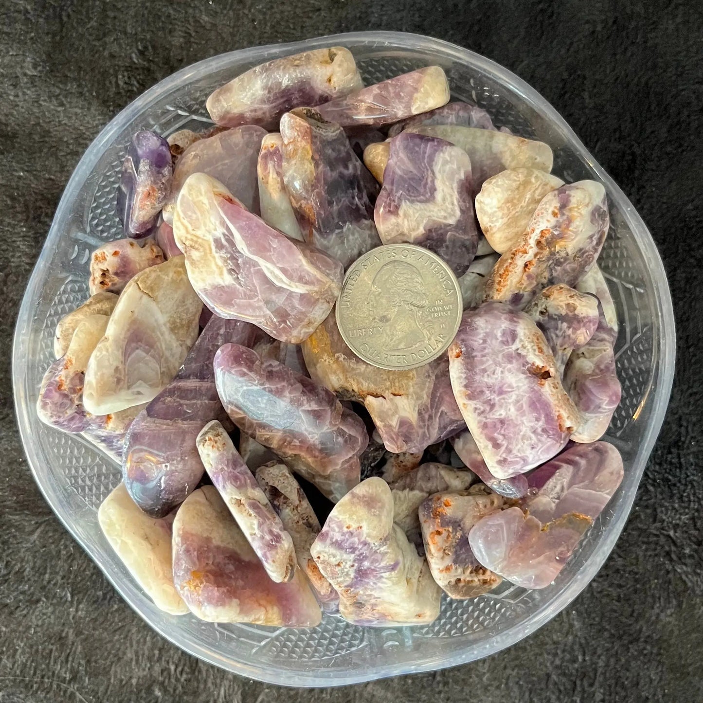 Dreamy Amethyst Tumbled Slice (Approx. 3/4” - 1 1/2”) 0754-C Shop Wholesale Crystals